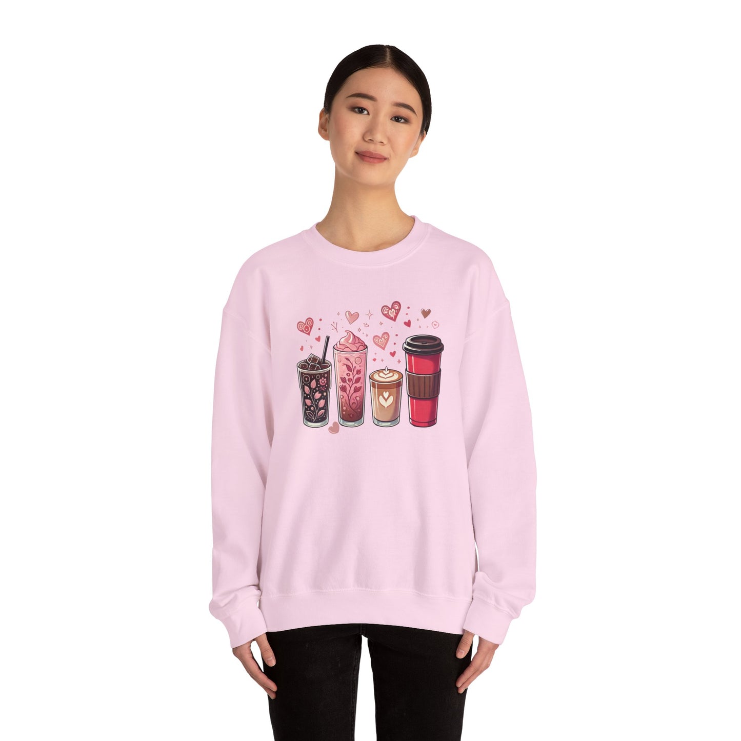 "Cup of Love" Coffee Lovers Crewneck