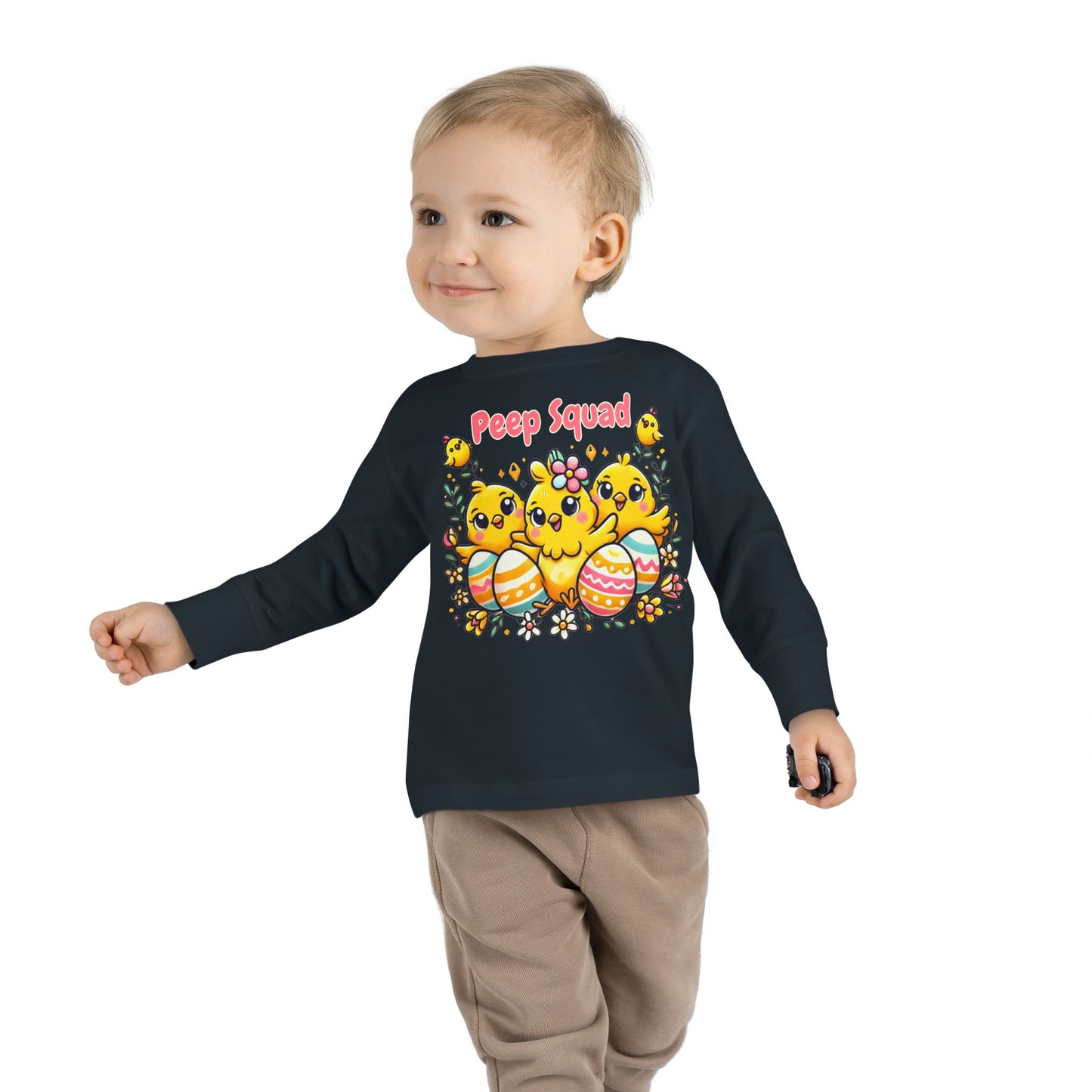 “Peep Squad” – Toddler Long Sleeve Tee