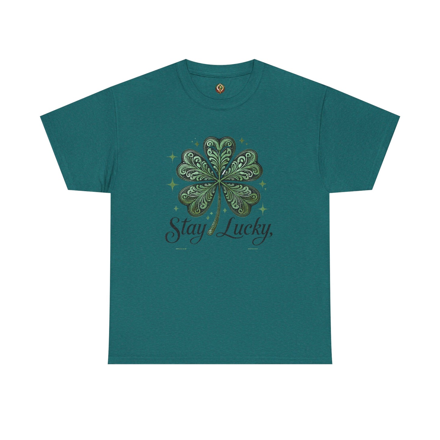 Stay Lucky π Unisex Heavy Cotton Tee β Classic Fit, All-Day Comfort