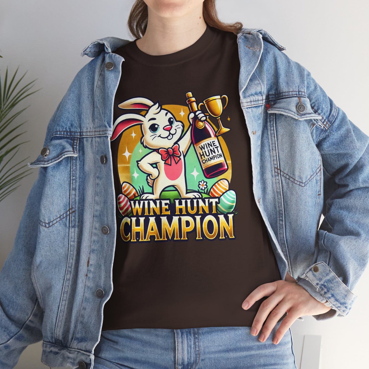 Wine Hunt Champion – Unisex Heavy Cotton Tee 🍷🏆