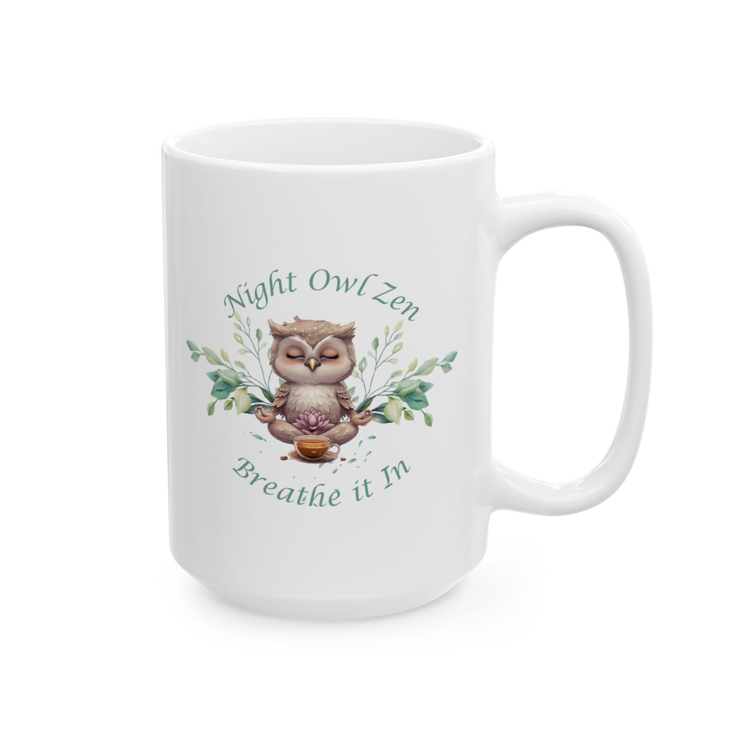 Night Owl Zen Mug, (11oz, 15oz)