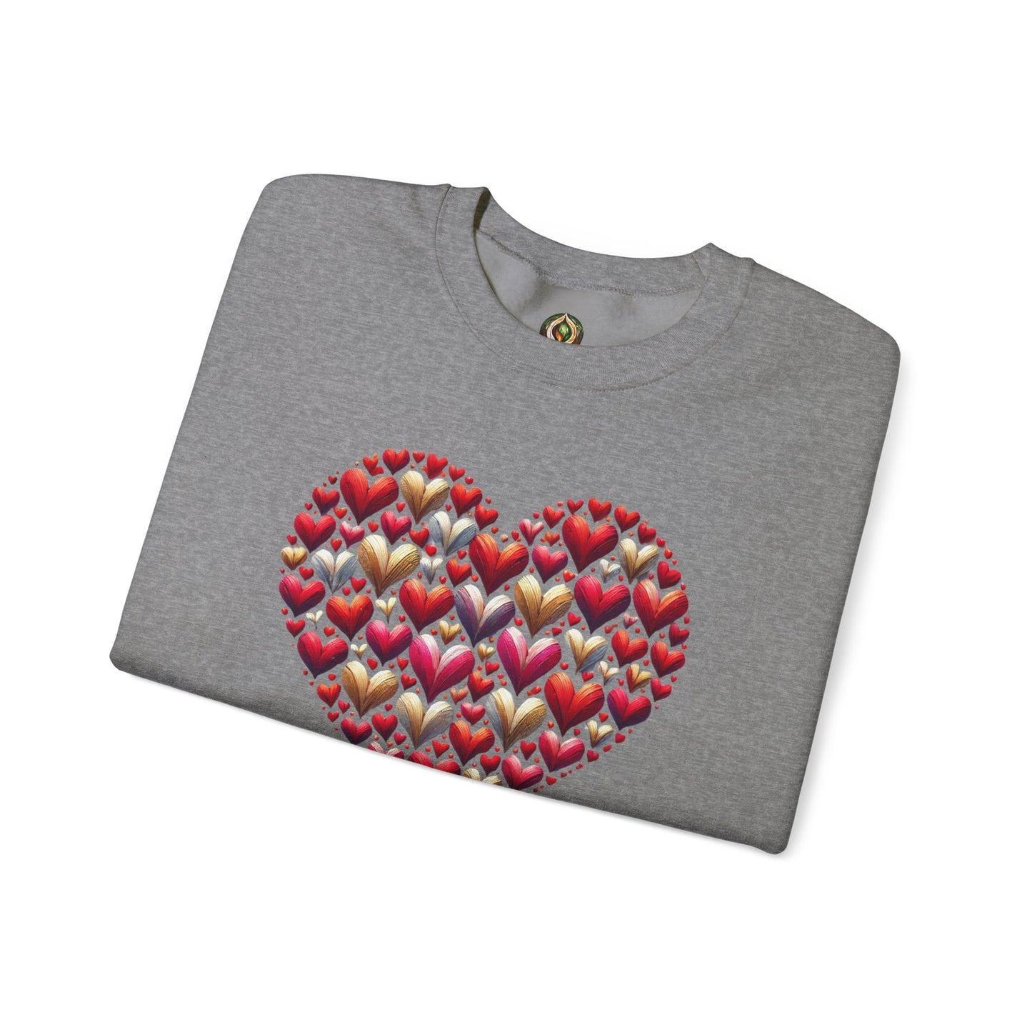 Love, Layers, & Cozy Vibes Unisex Crewneck Sweatshirt