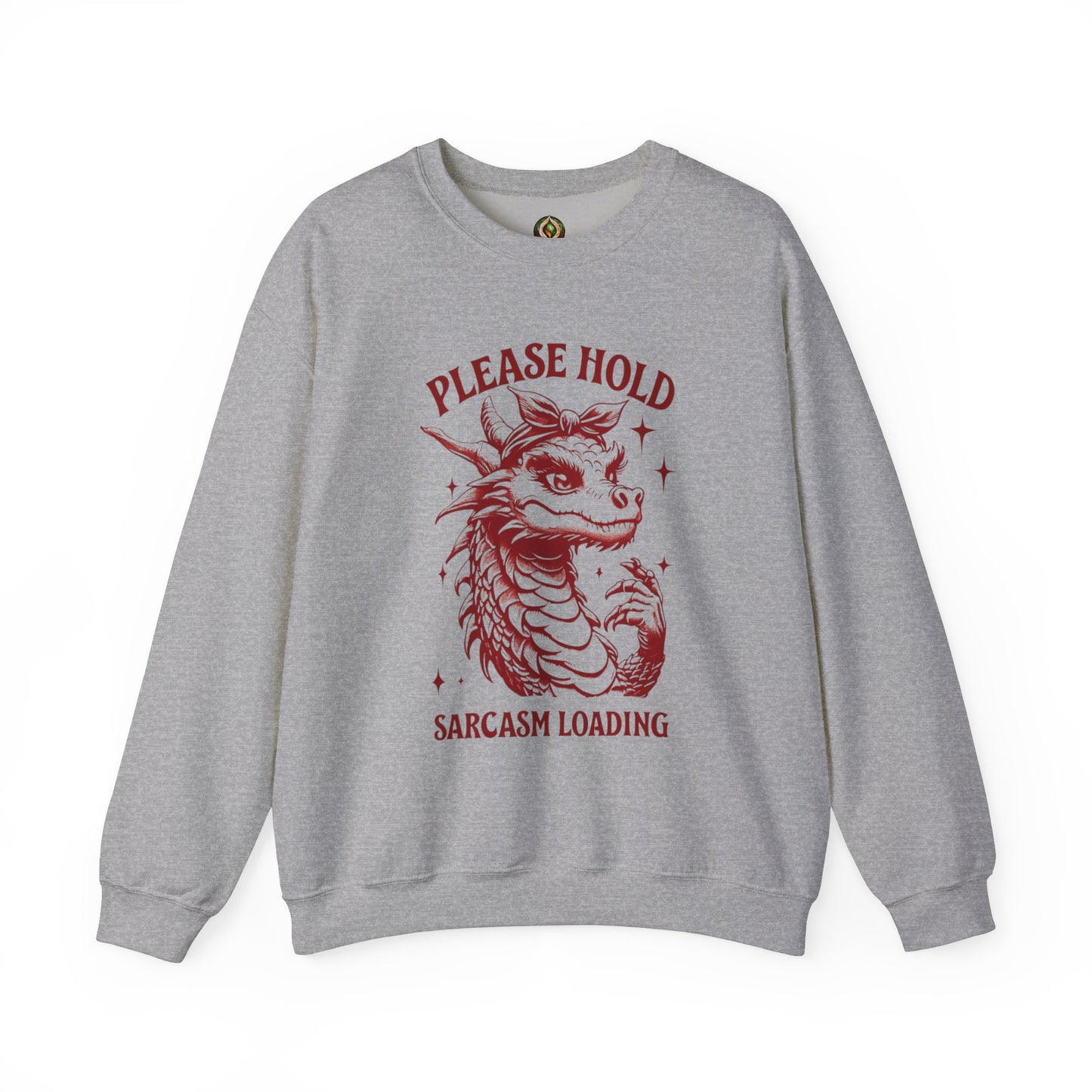 Please Hold, Sarcasm Loading Crewneck Sweatshirt β Snarky & Snuggly π