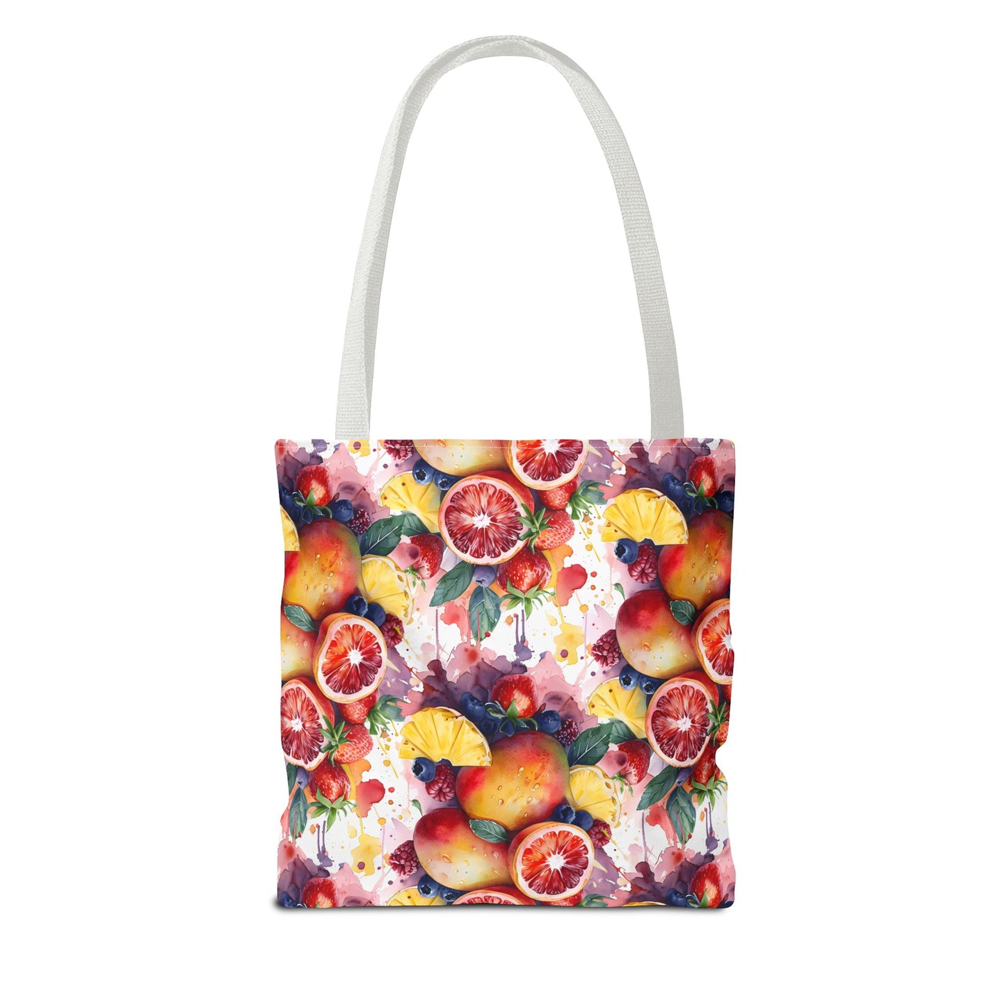 Tropical Splash ππ Watercolor Fruit Tote