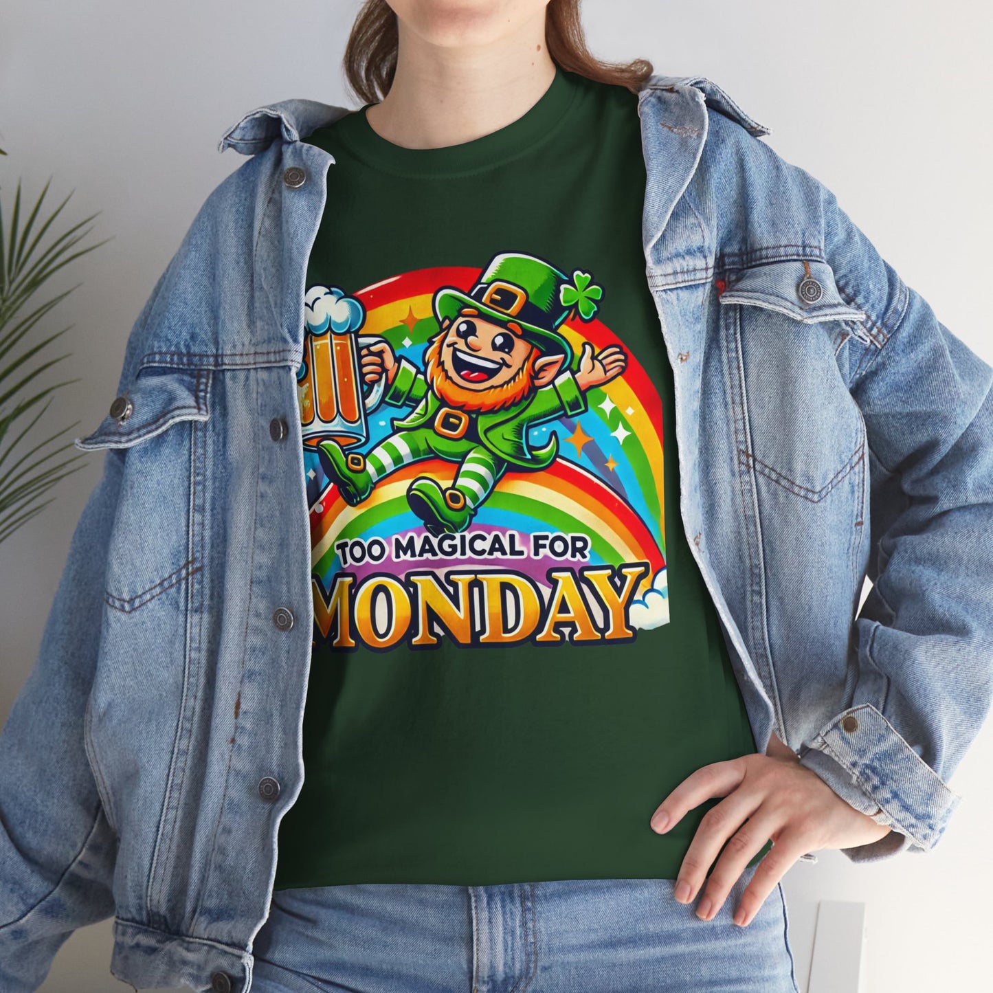 "Too Magical for Monday" St. Patrick’s Day Shirt – Unisex Lucky Tee