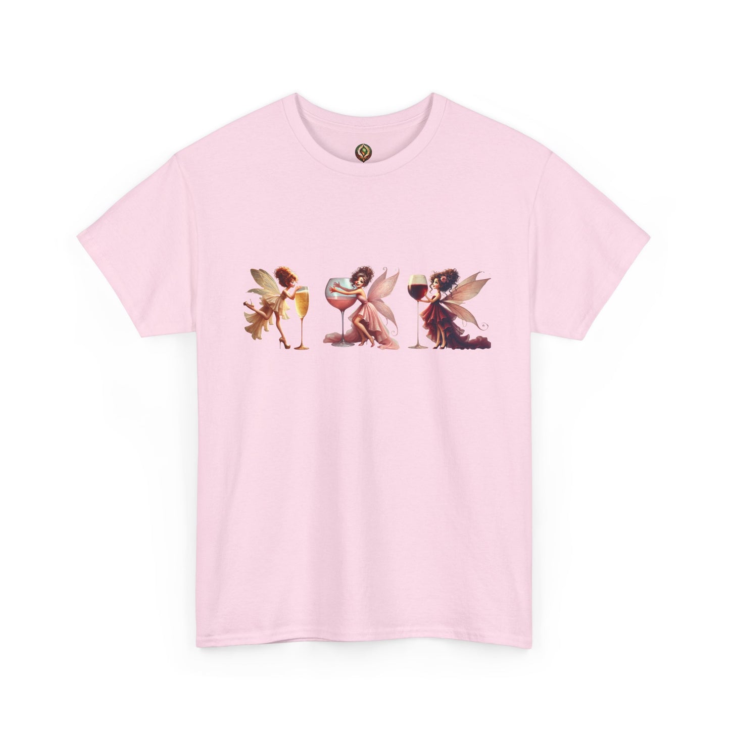 Spirited Sips & Whimsy Wings β Unisex Heavy Cotton Tee