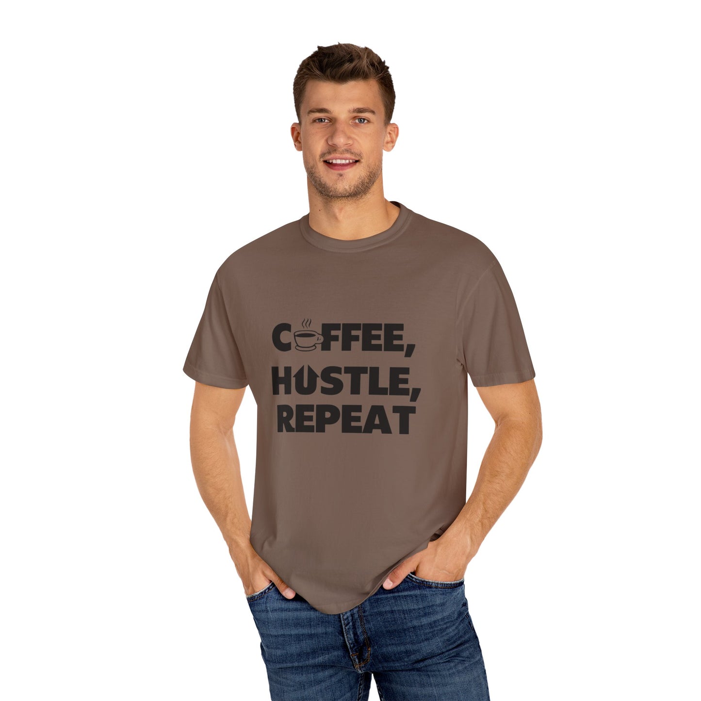 "Coffee, Hustle, Repeat" Unisex T-Shirt