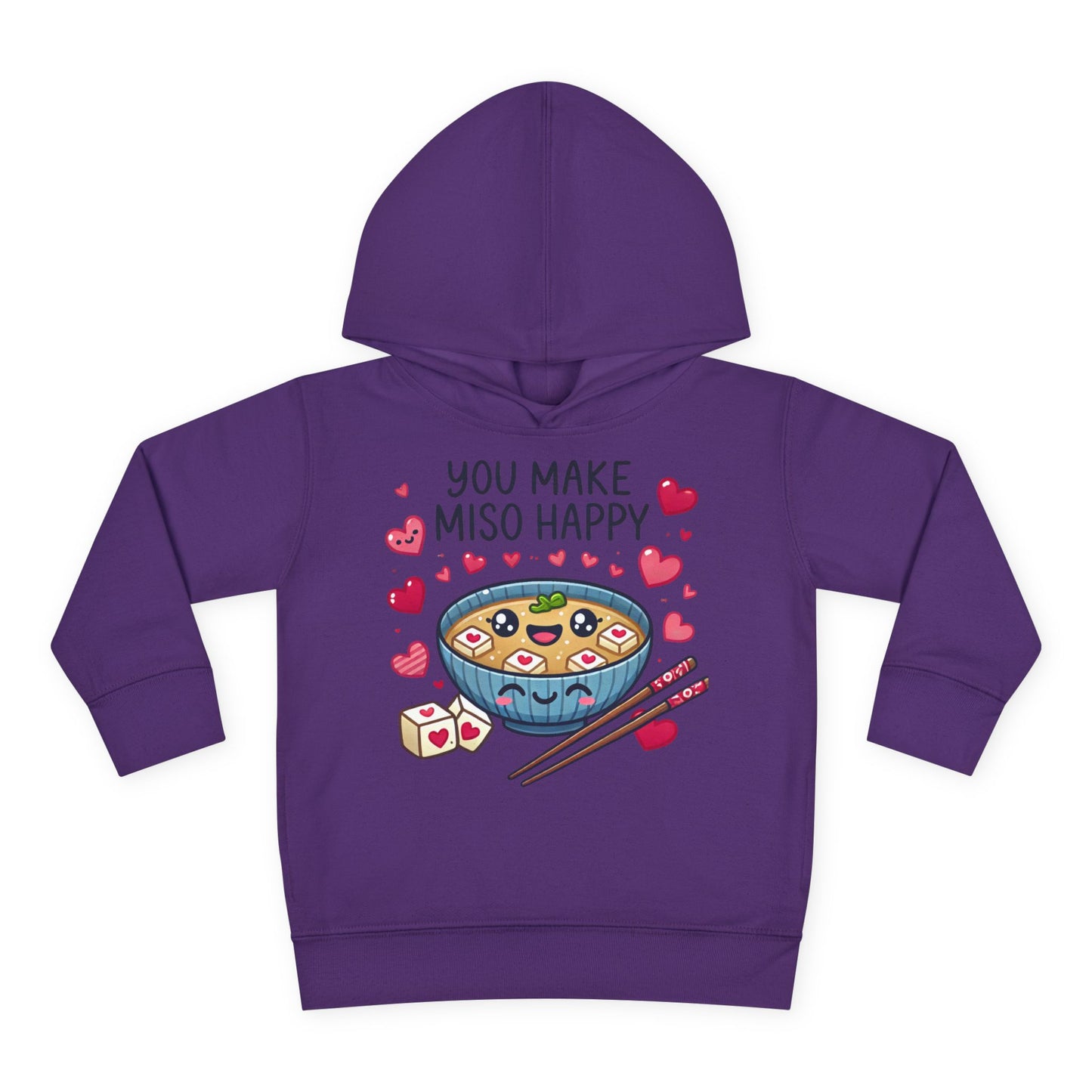 "You Make Miso Happy" Toddler Hoodie
