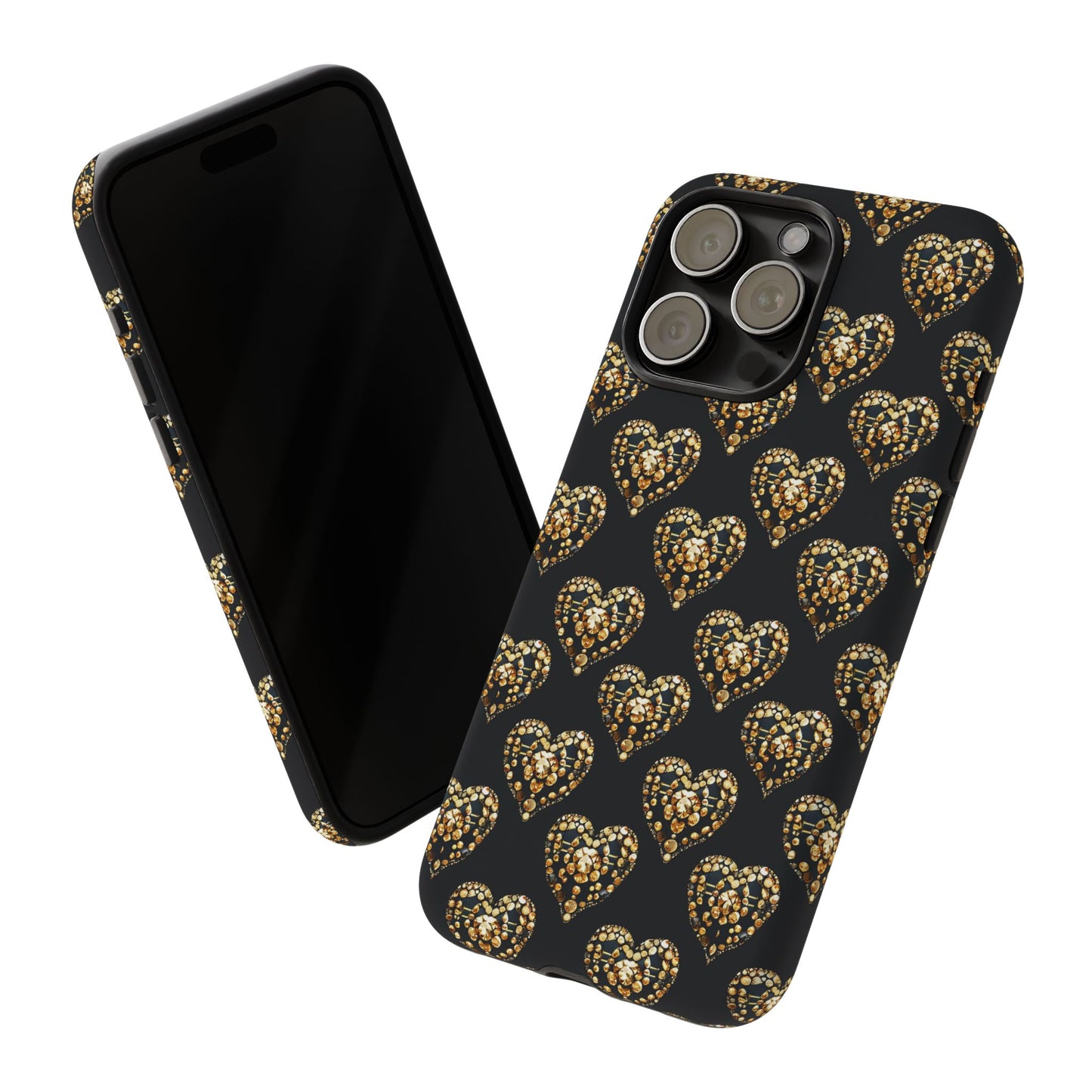Golden Heart Luxe Phone Case