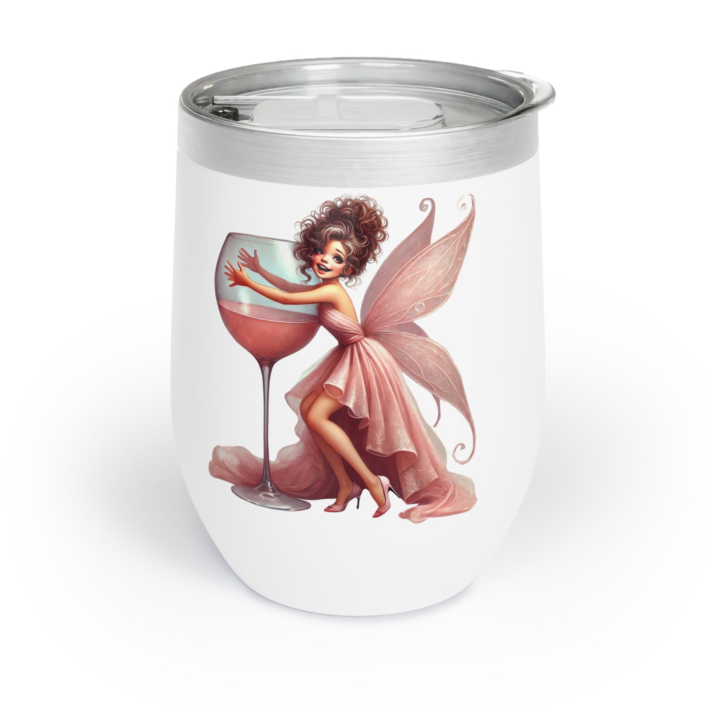 Rosé Wings & Fairy Things Wine Tumbler (12oz)