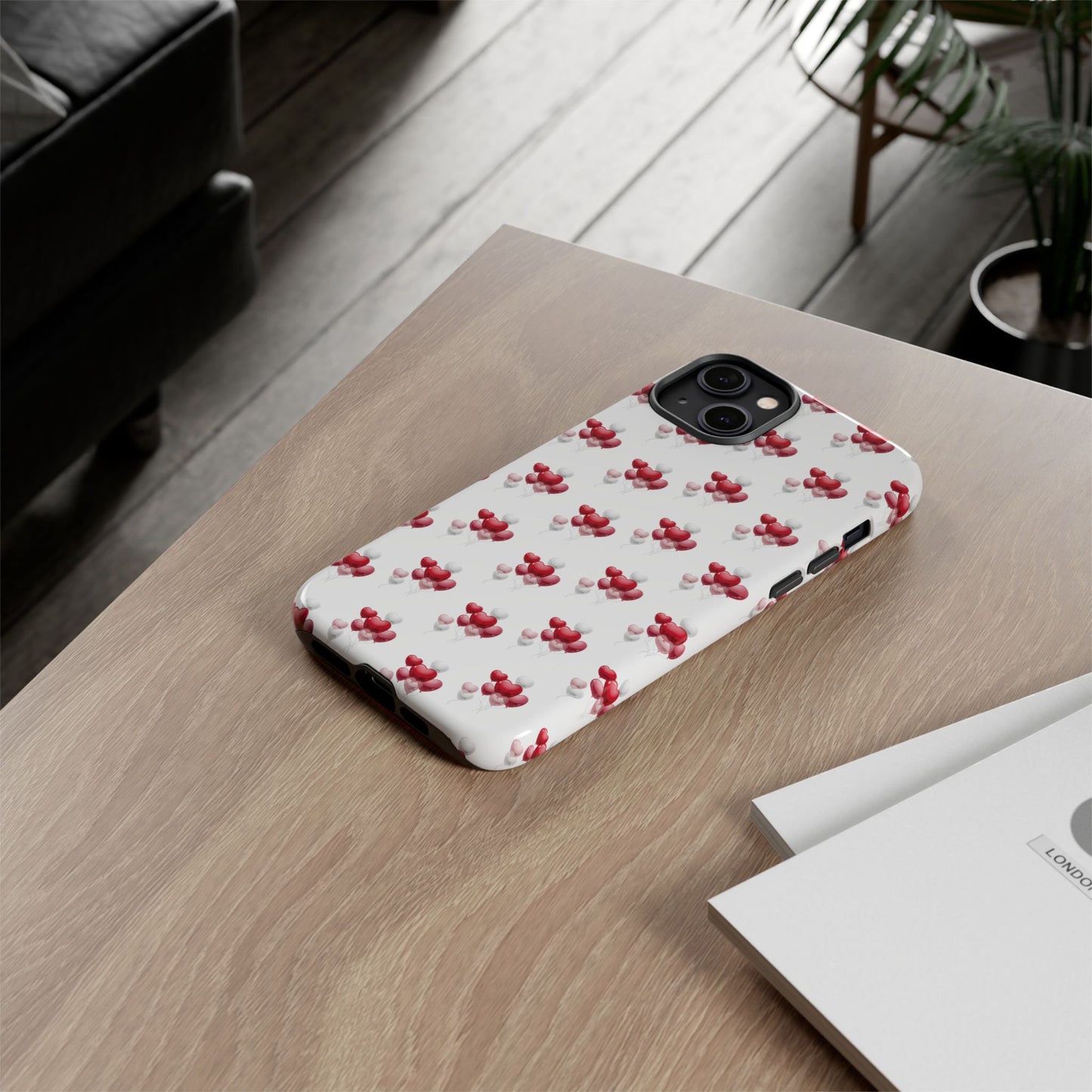 Floating Hearts Tough Phone Case