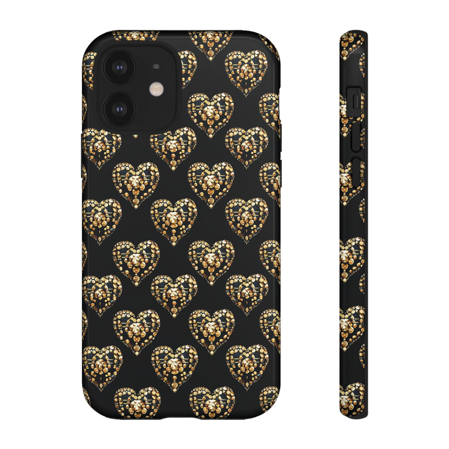 Golden Heart Luxe Phone Case