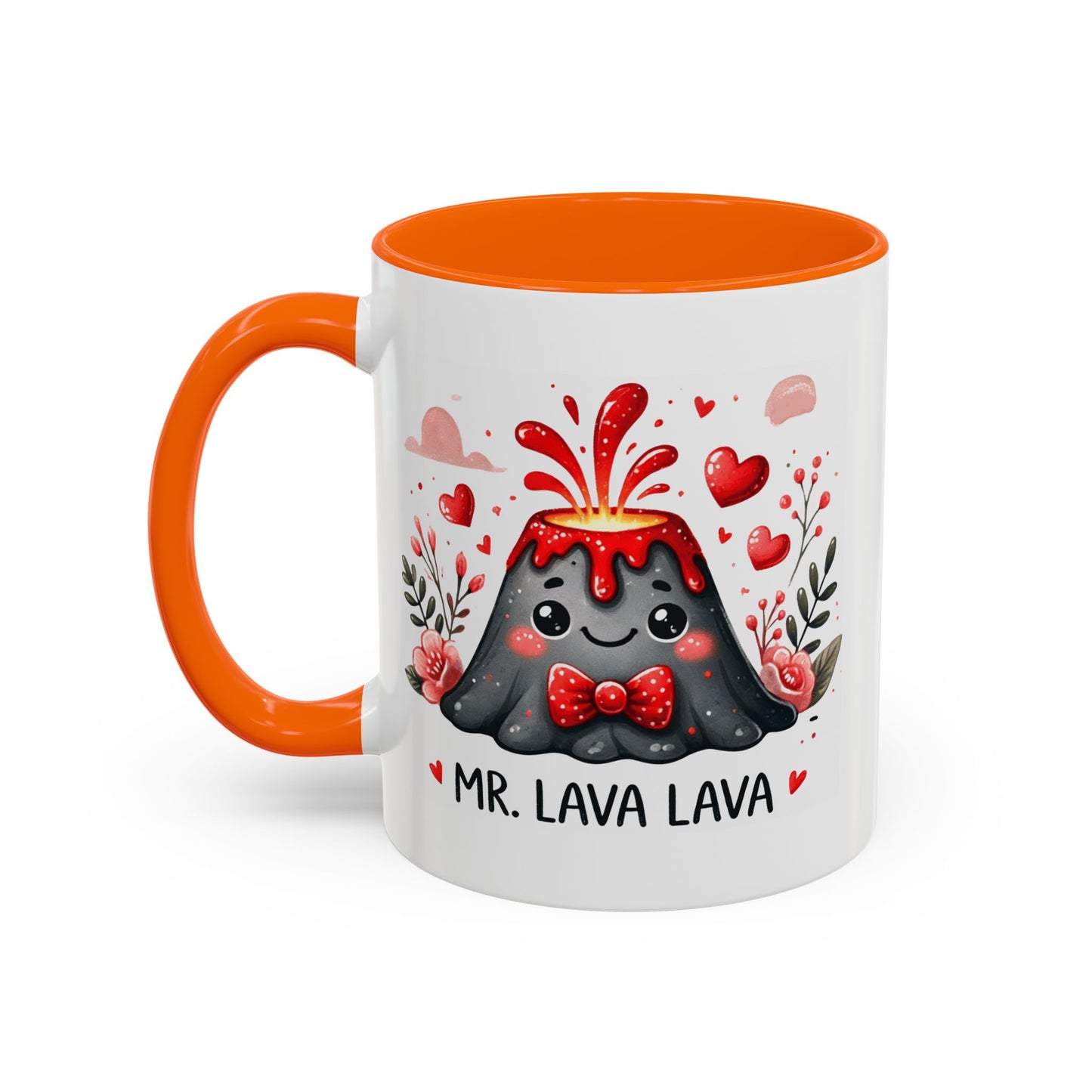 "Mr. Lava Lava Floral Charm" Accent Mug (11oz, 15oz)