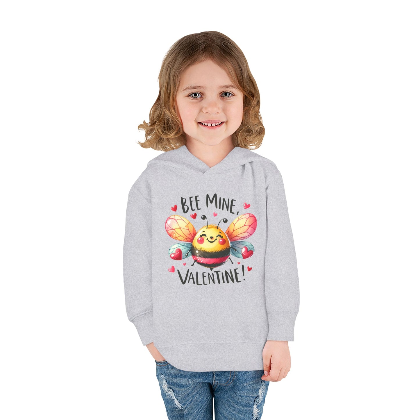 "Bee Mine, Valentine!" Toddler Hoodie