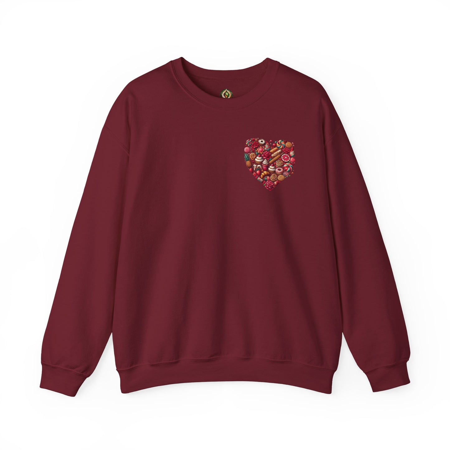 "Love in Every Stitch" Crewneck Sweatshirt