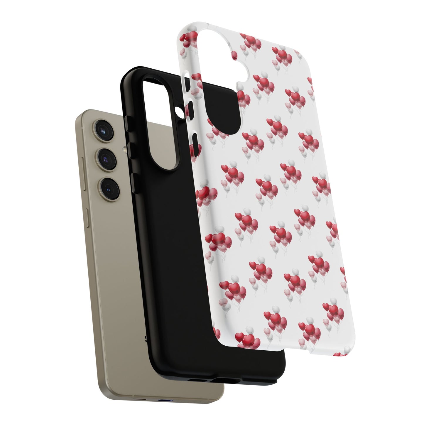 Floating Hearts Tough Phone Case