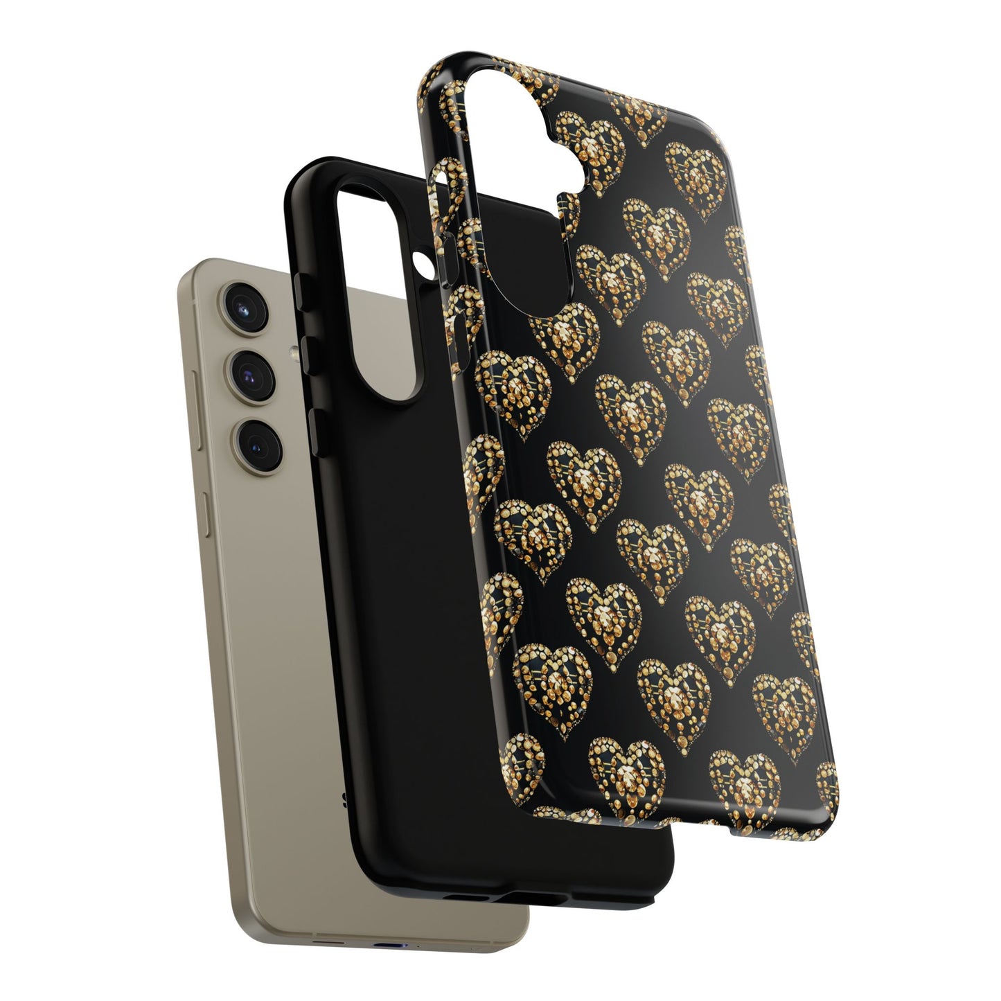 Golden Heart Luxe Phone Case