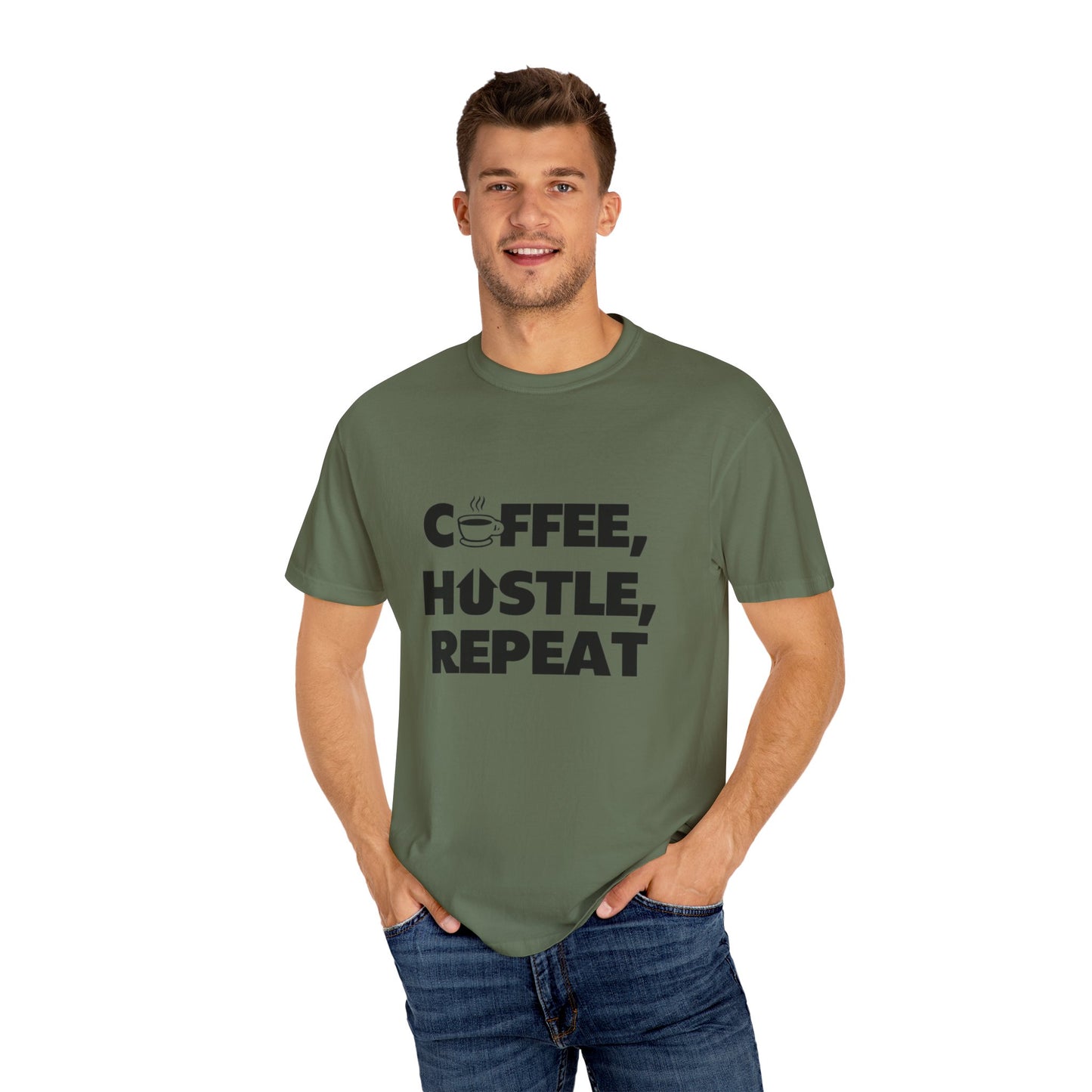 "Coffee, Hustle, Repeat" Unisex T-Shirt