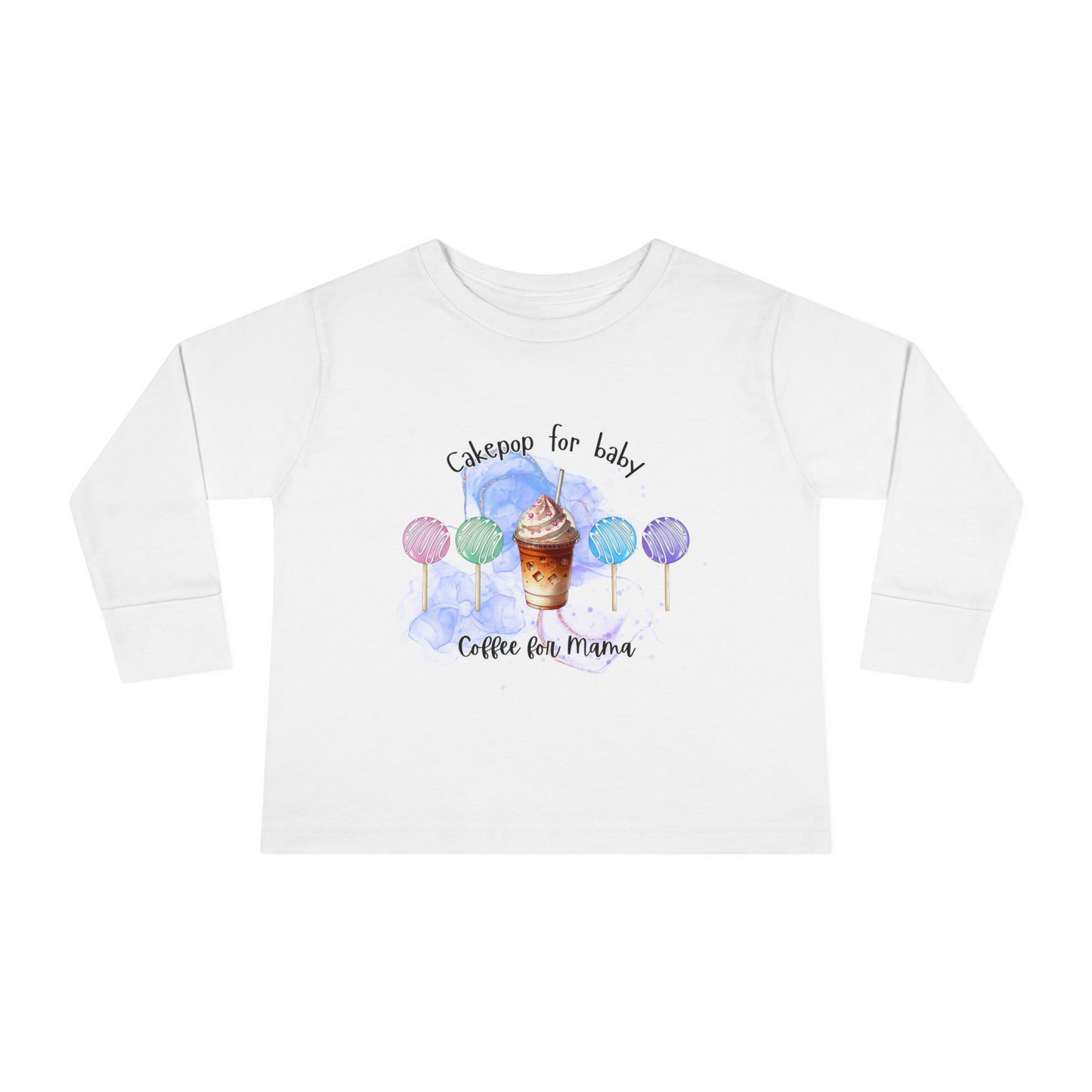 Cakepop & Coffee Toddler Long Sleeve Tee – Sweet Moments, Cozy Comfort