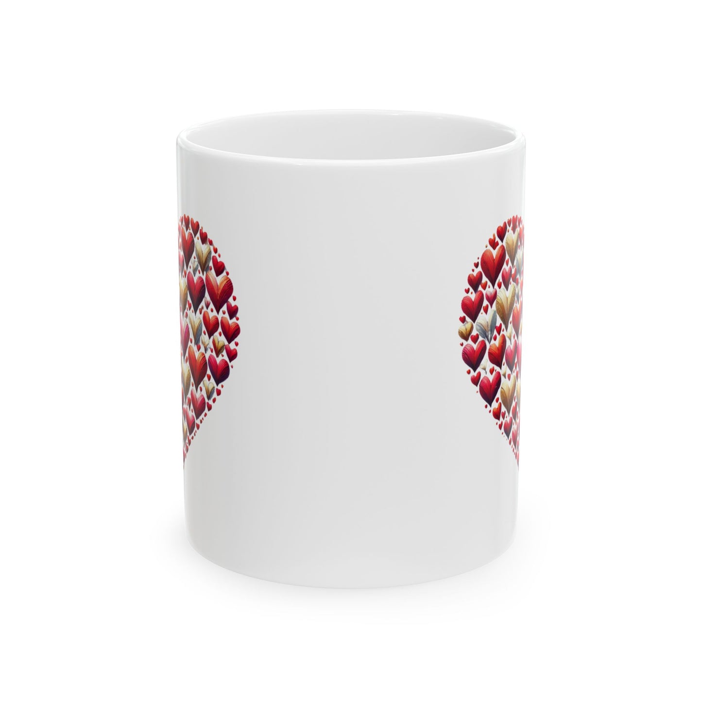 Heart Full of Love Ceramic Mug, (11oz, 15oz)