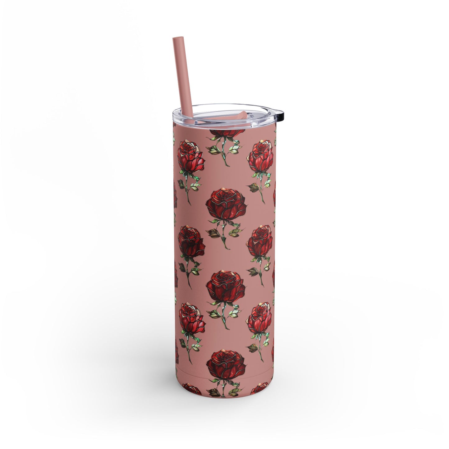 "Timeless Roses" Skinny Matte Tumbler, 20oz