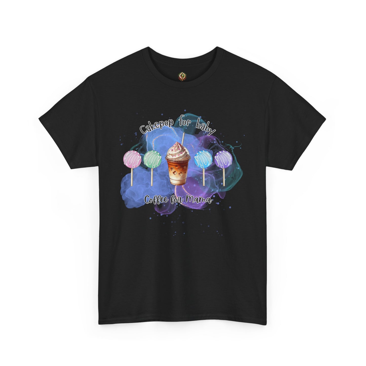 Cakepop for Baby, Coffee for Mama – Sweet & Caffeinated Unisex Tee