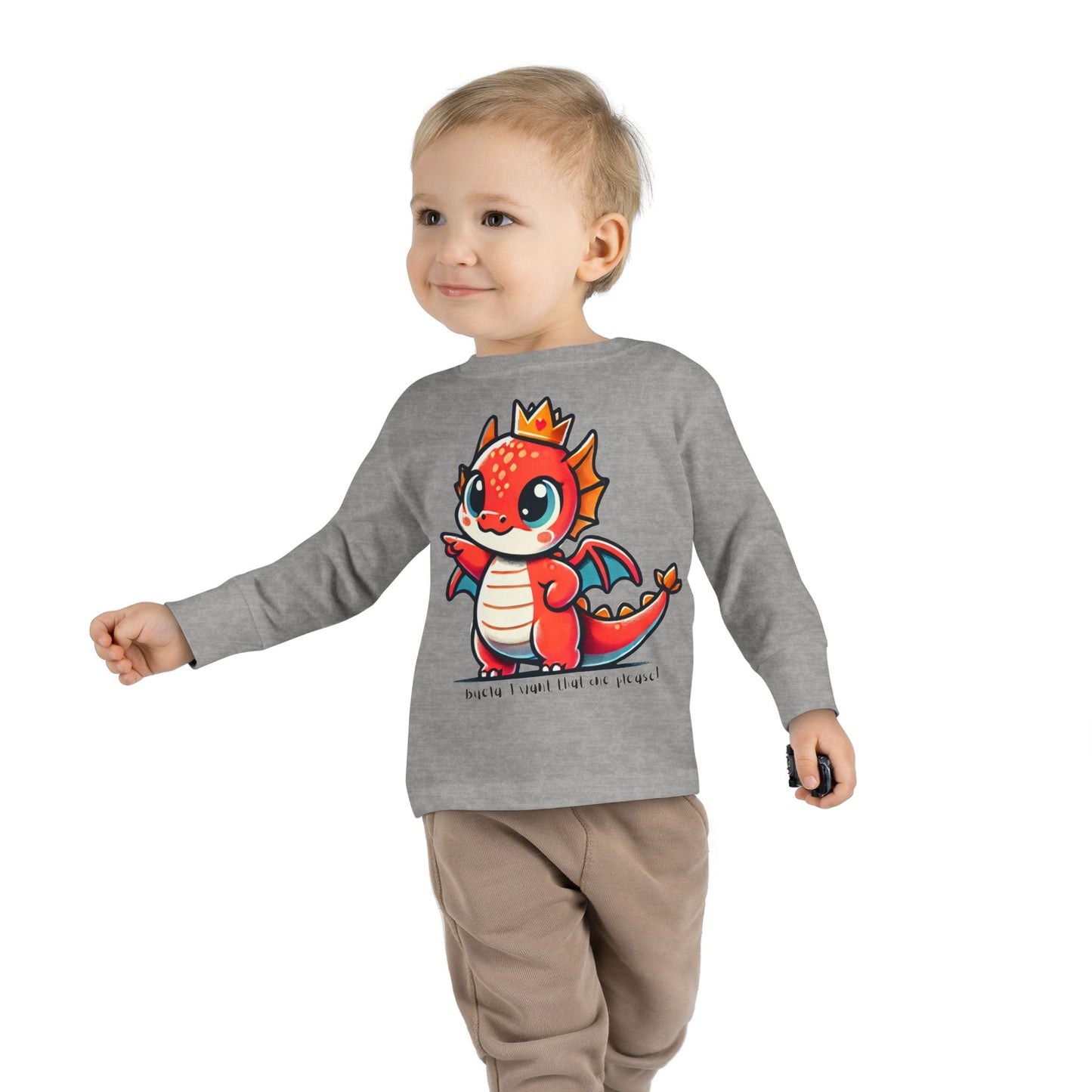 Buela, I Want That One! ππ Toddler Long Sleeve Tee