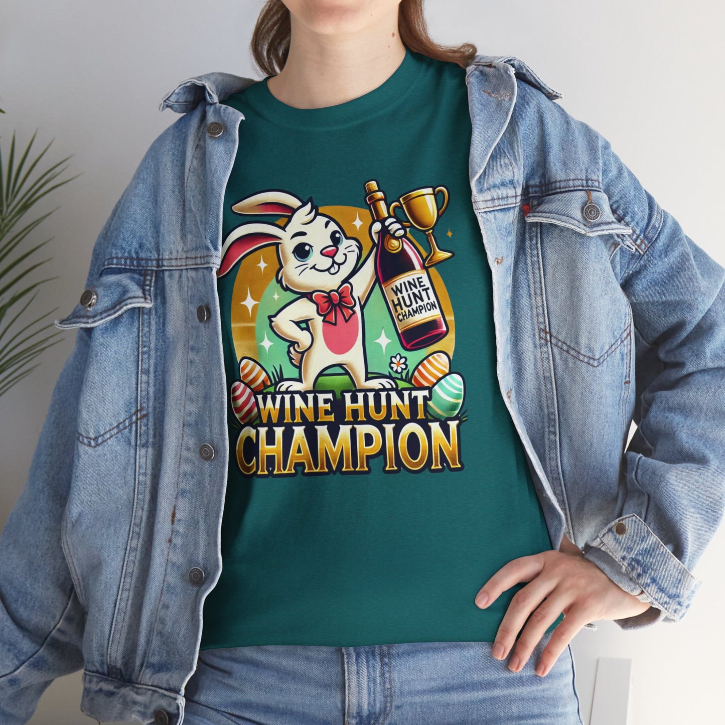 Wine Hunt Champion – Unisex Heavy Cotton Tee 🍷🏆