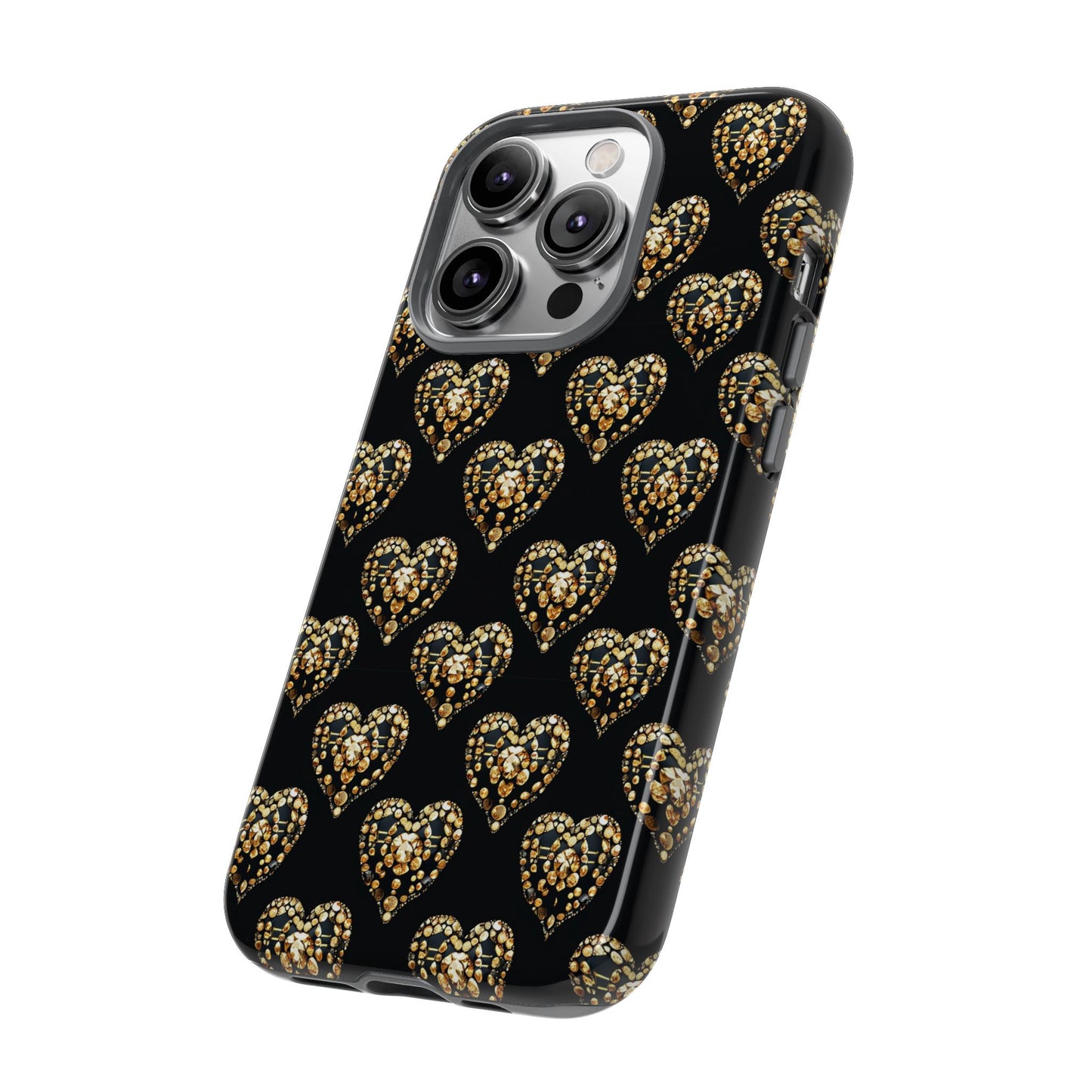 Golden Heart Luxe Phone Case