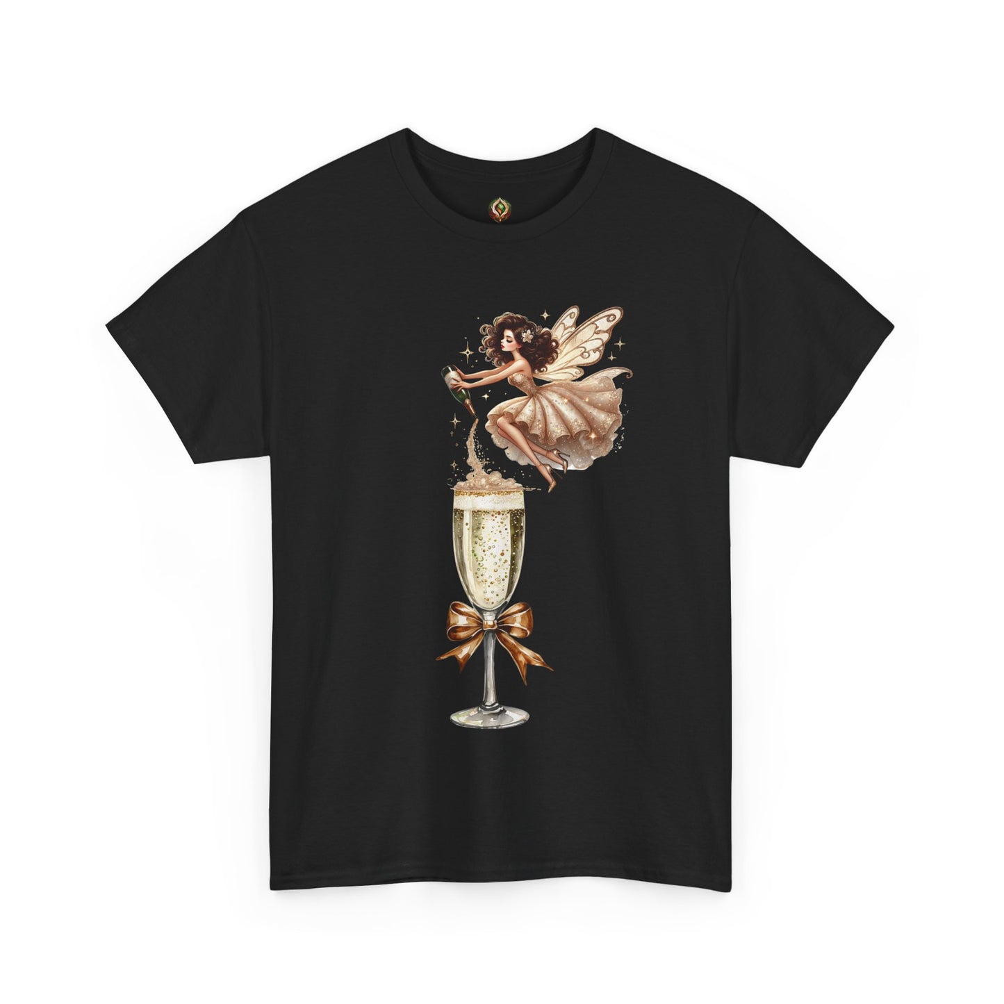 Pop, Fizz, Flutter – Champagne Wishes Unisex Tee