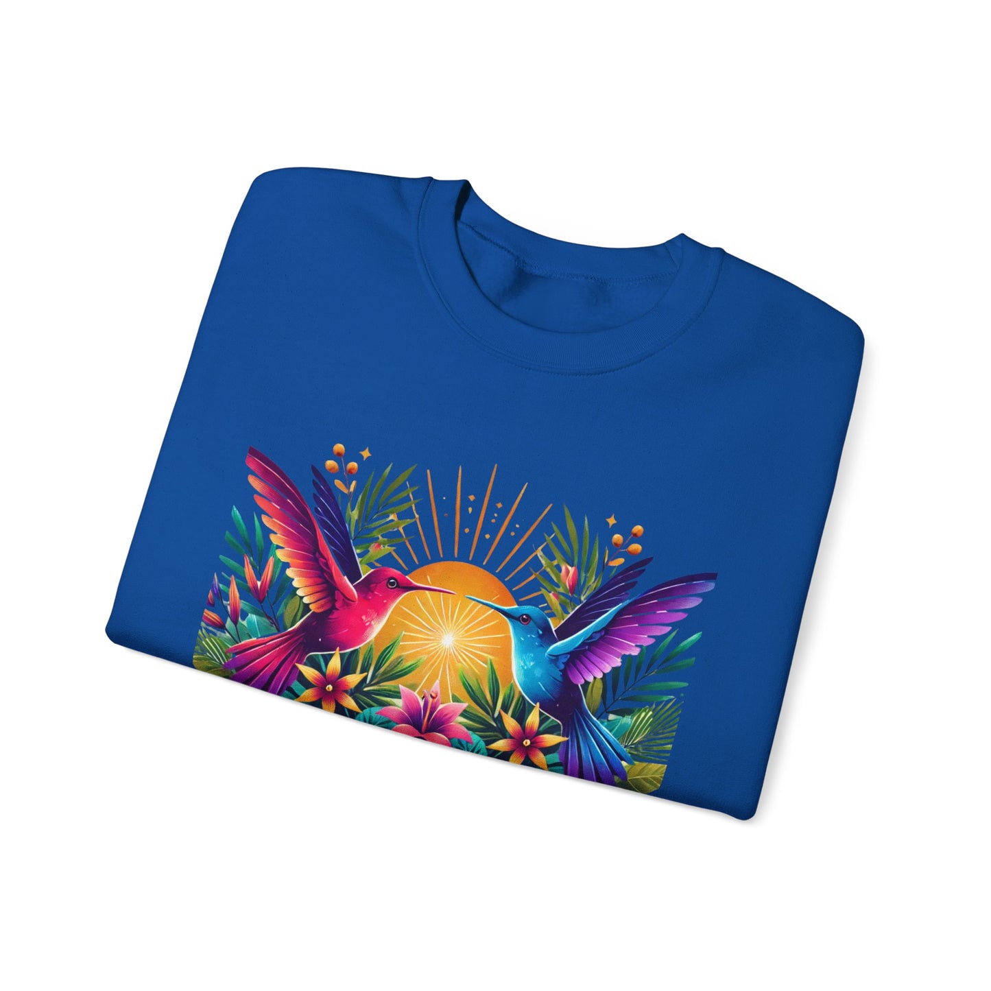 "Un Día a La Vez" Tropical Sunrise Crewneck Sweatshirt