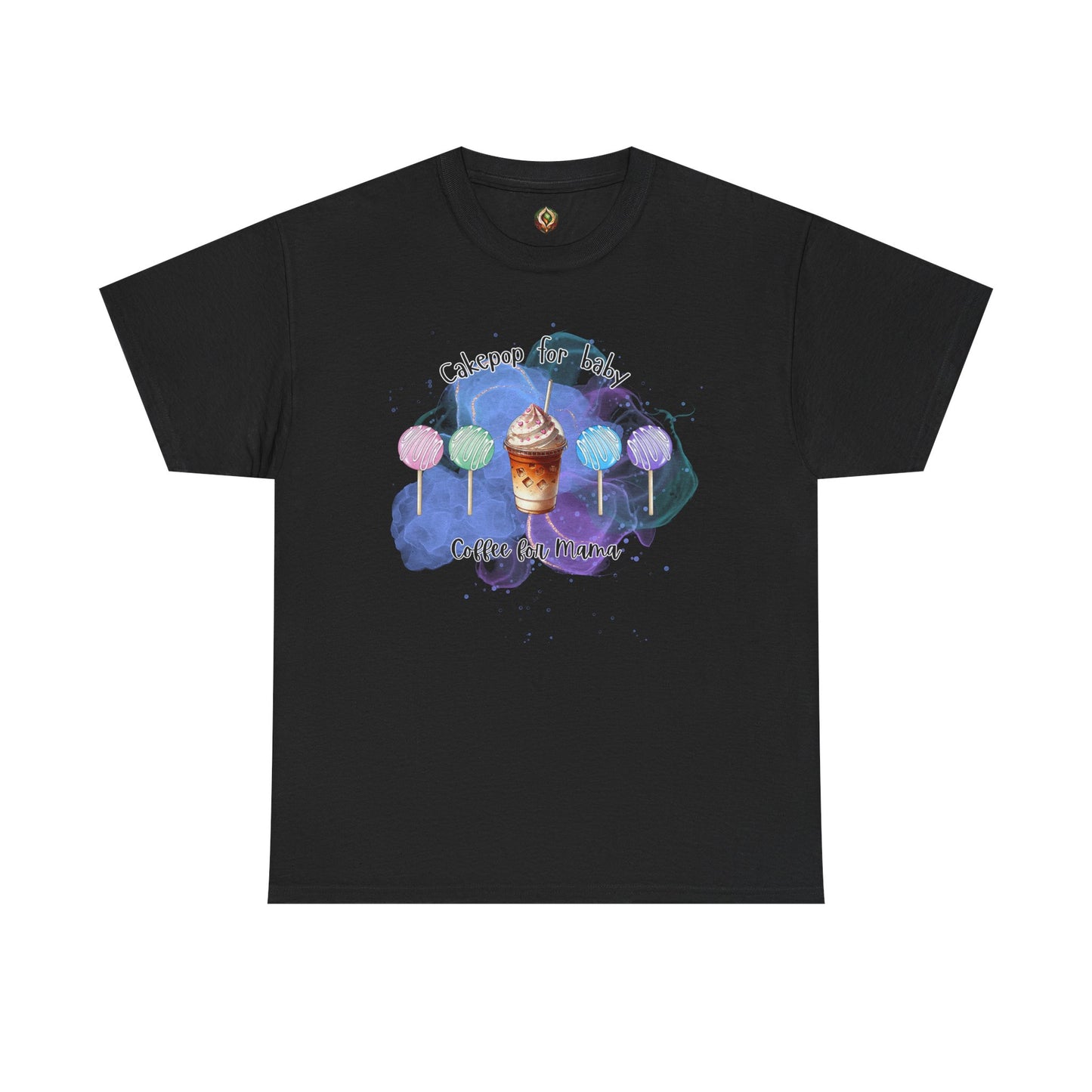 Cakepop for Baby, Coffee for Mama – Sweet & Caffeinated Unisex Tee
