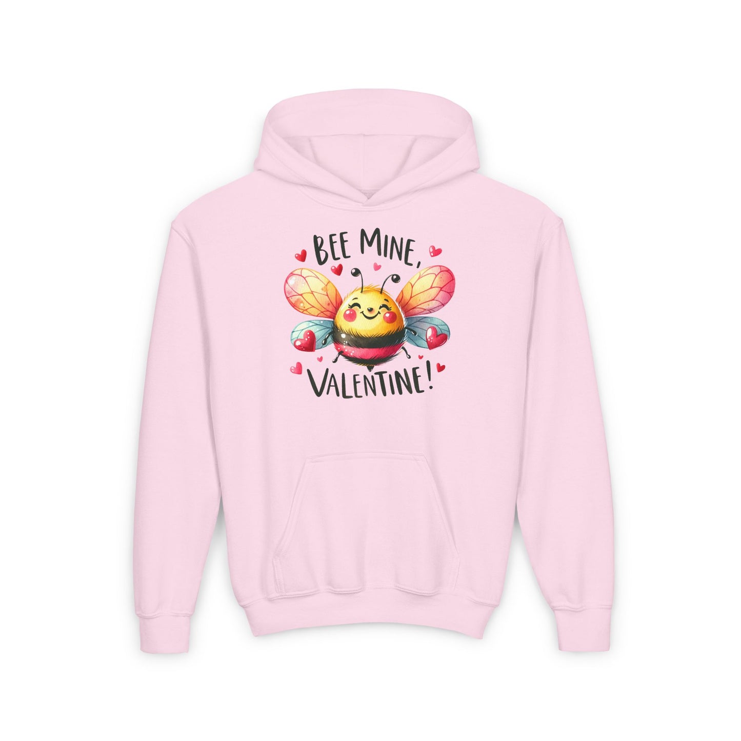 Bee Mine Valentine Youth Hoodie