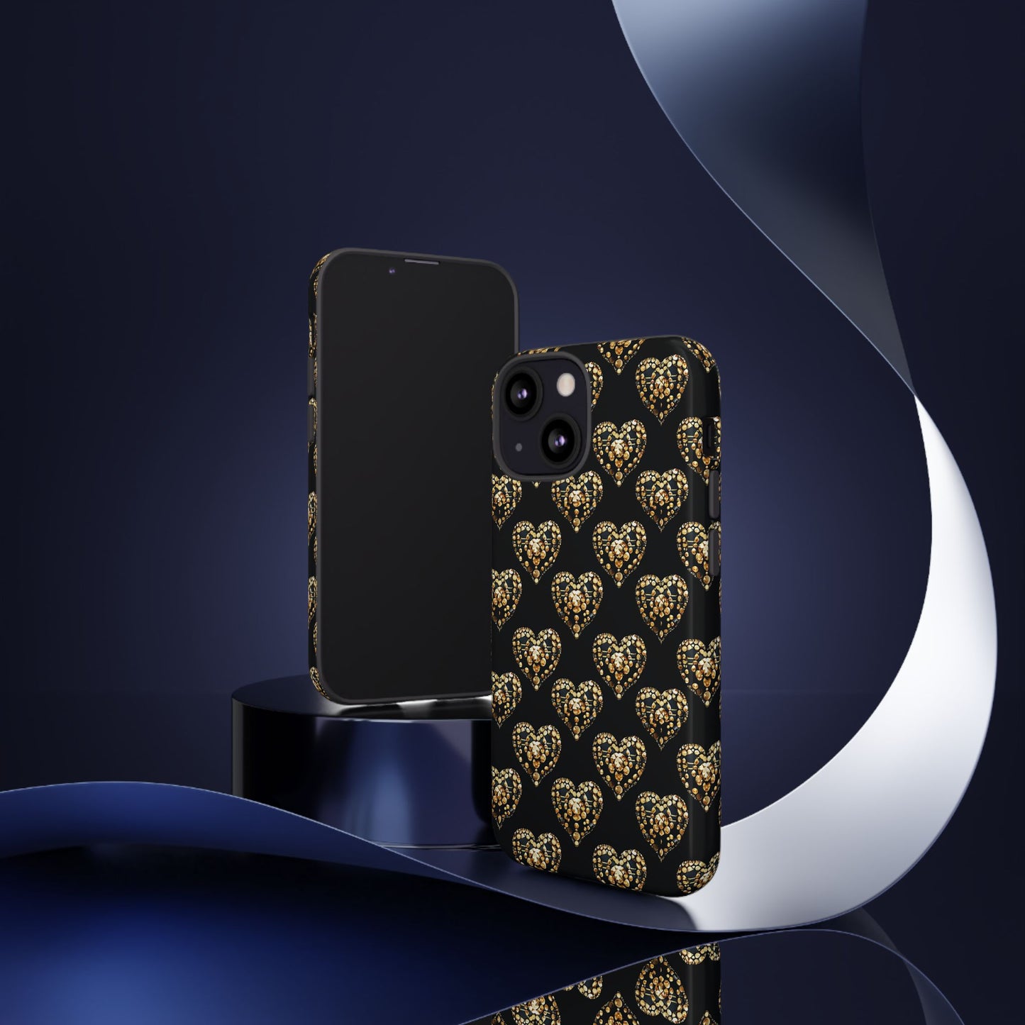 Golden Heart Luxe Phone Case
