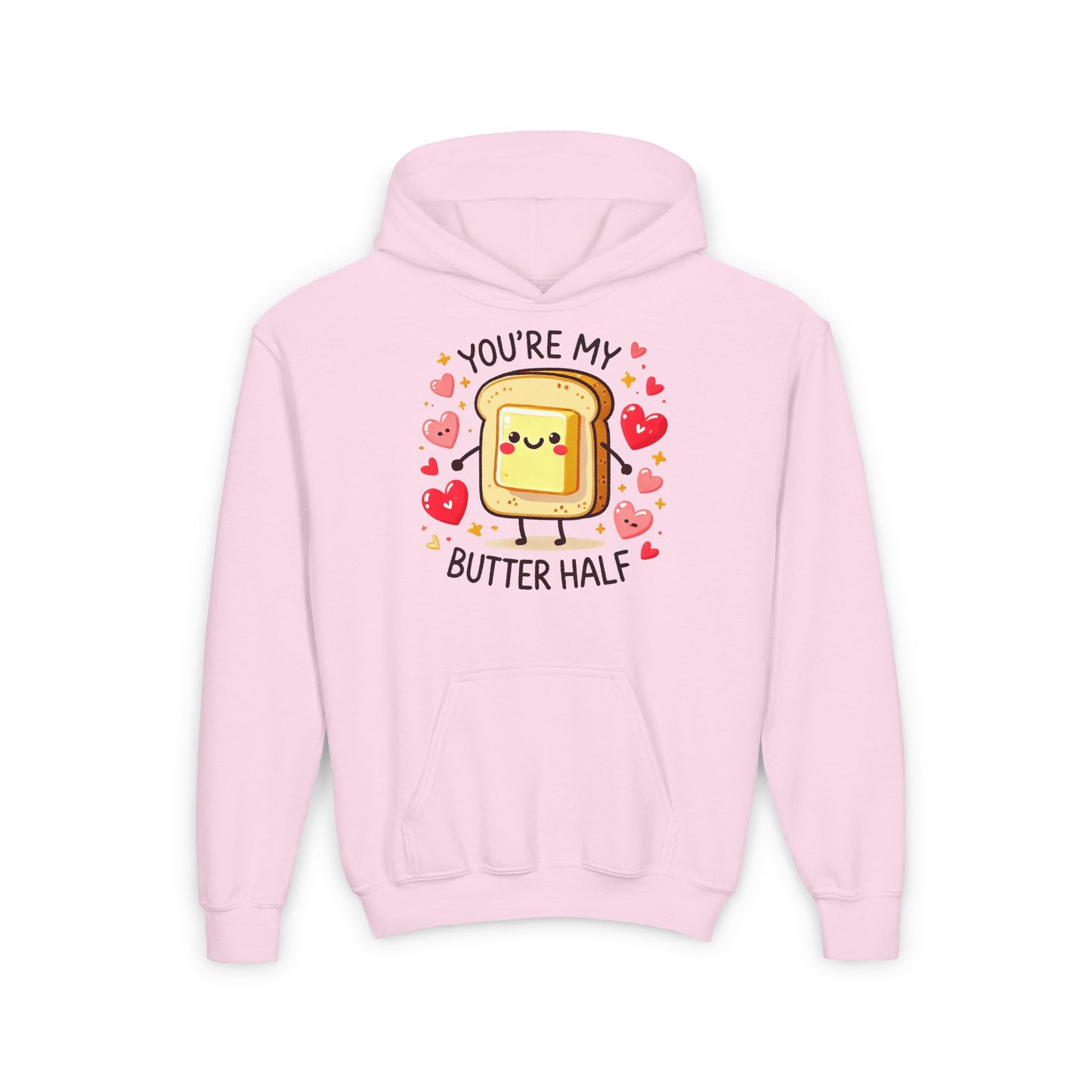 "You’re My Butter Half" Youth Hoodie