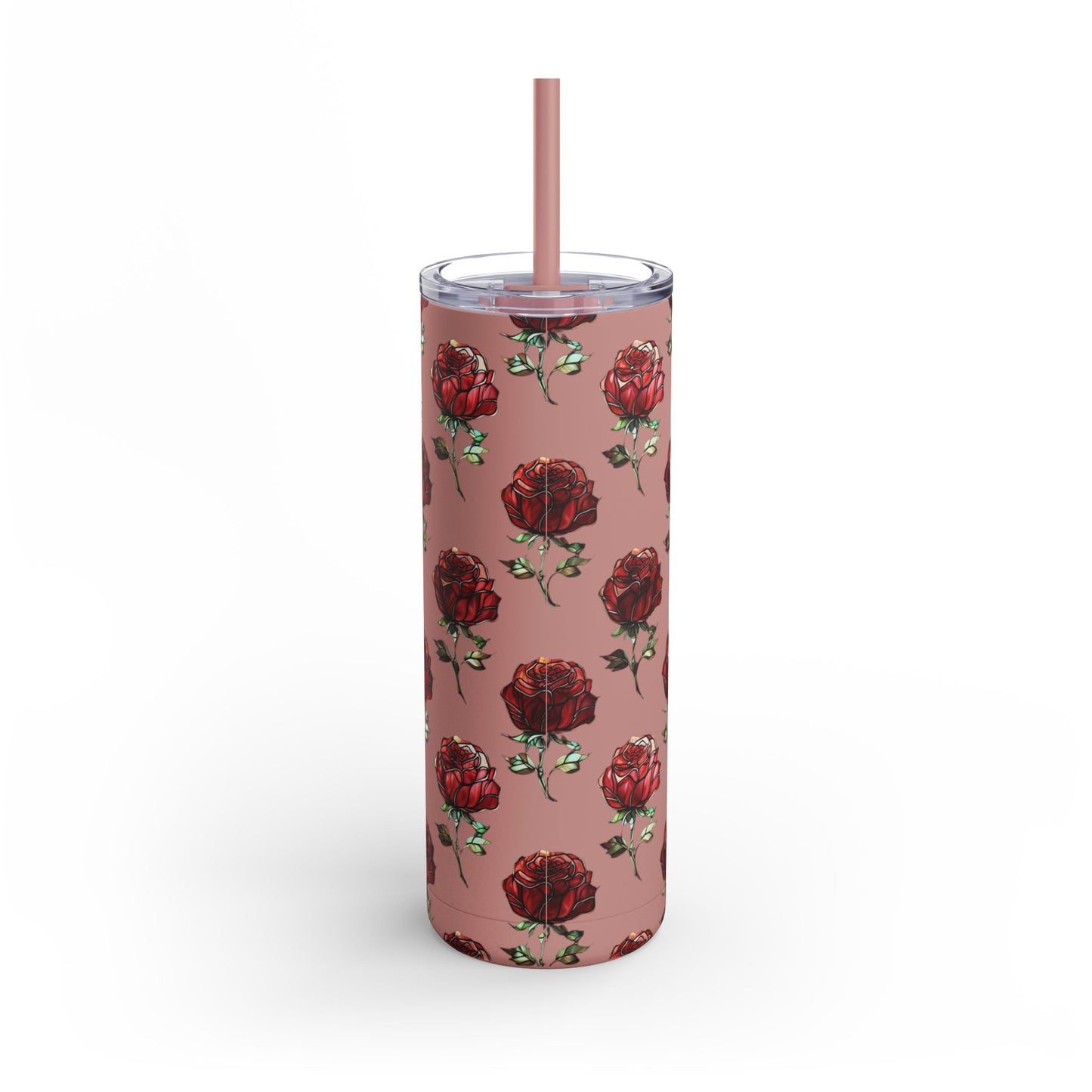 "Timeless Roses" Skinny Matte Tumbler, 20oz