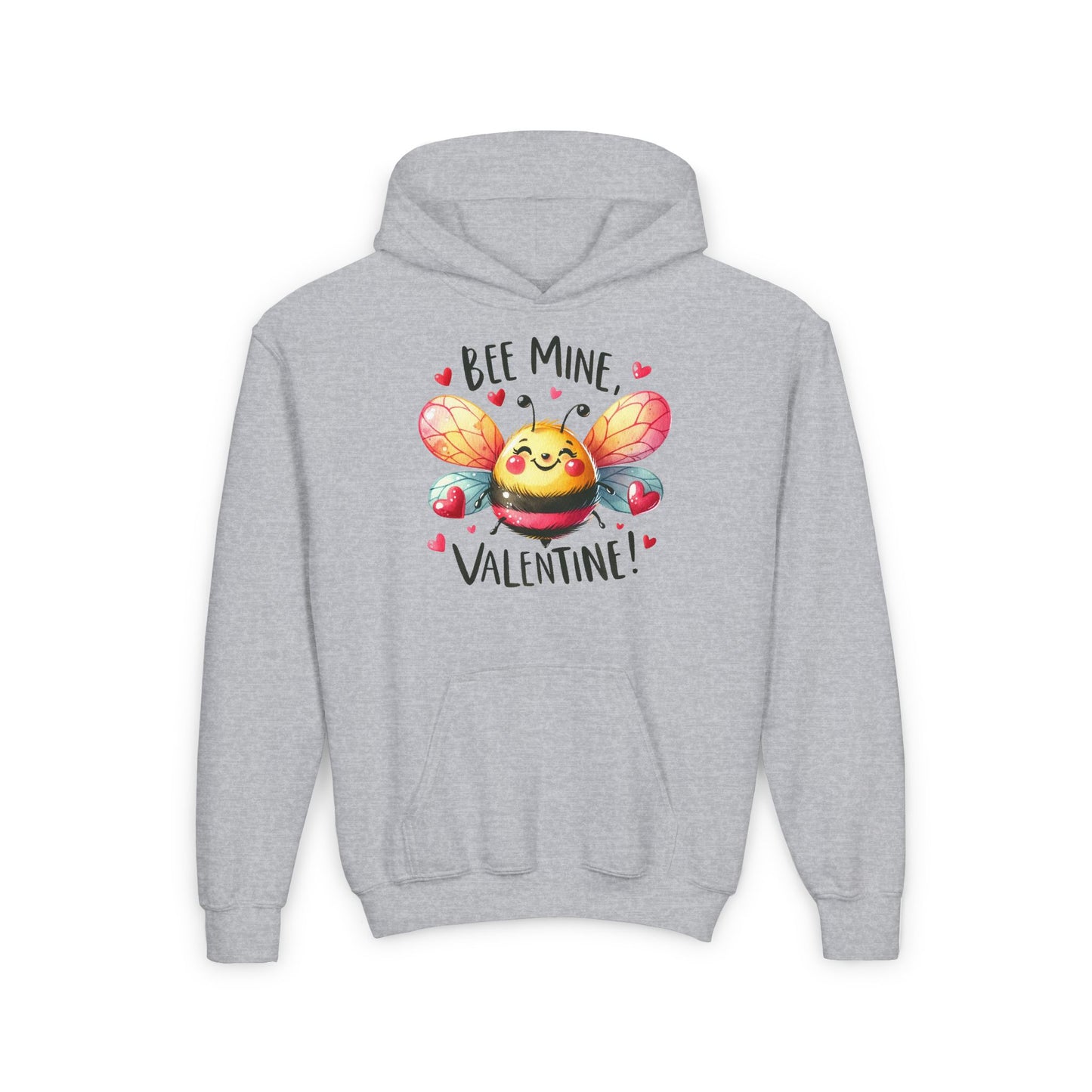 Bee Mine Valentine Youth Hoodie