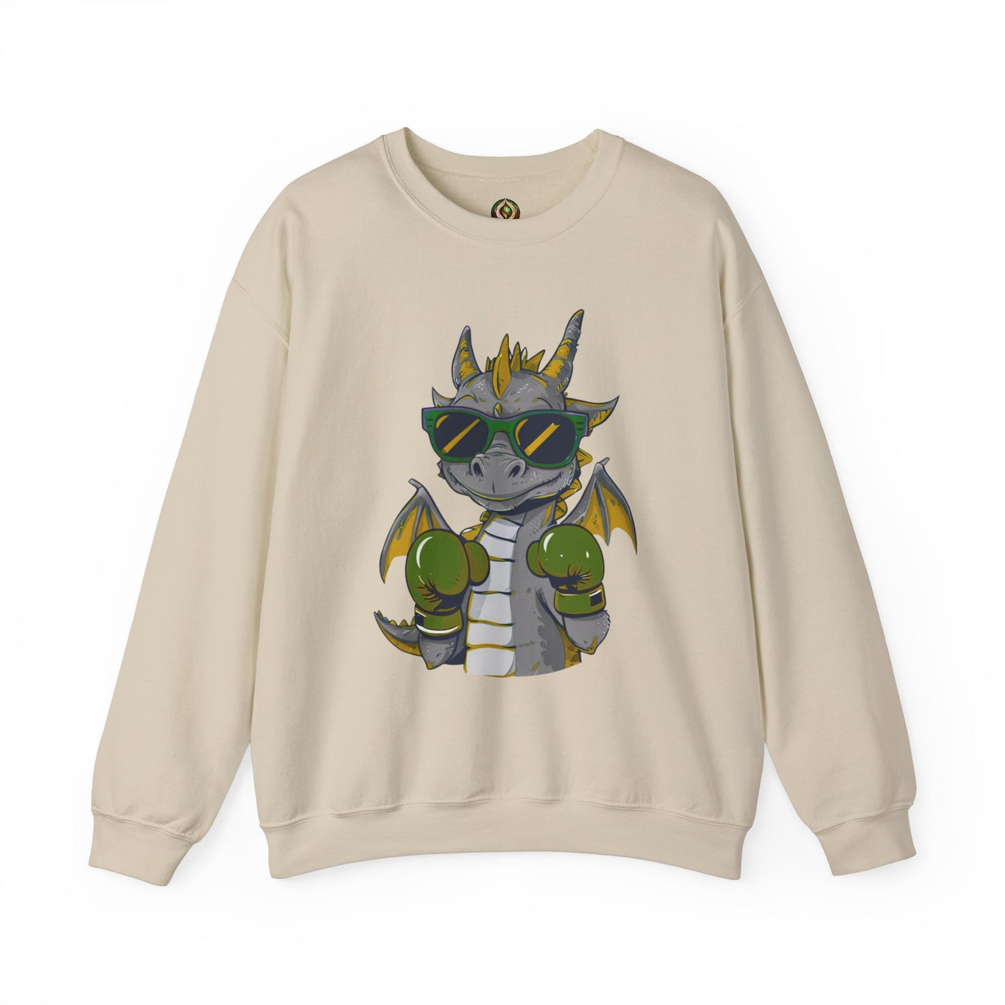 Boxing Dragon Crewneck Sweatshirt – Cozy Style with a Punch 🥊🐉