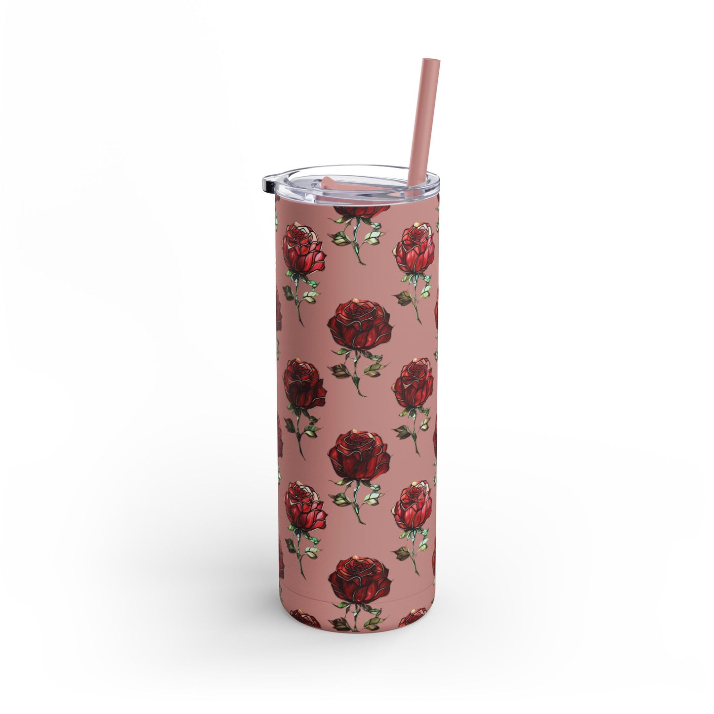 "Timeless Roses" Skinny Matte Tumbler, 20oz