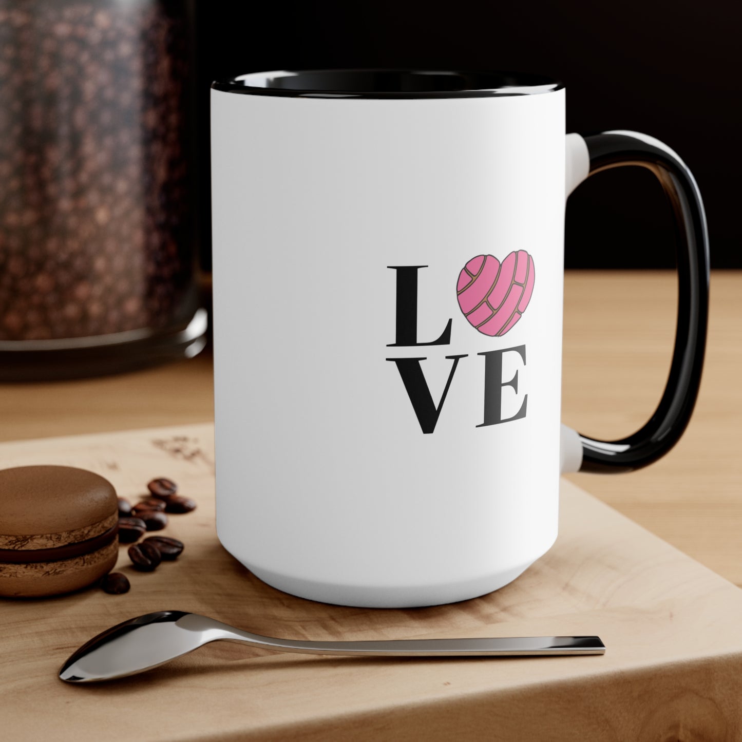 "Love Conchas" Accent Mug