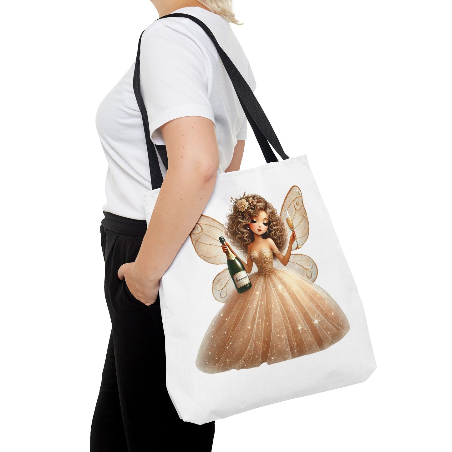 Golden Belle of Champagne Dreams – Luxe Tote Bag