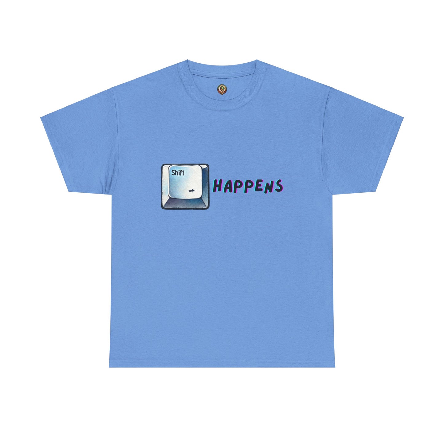 ⌨️ "Shift Happens" – Unisex Heavy Cotton Tee