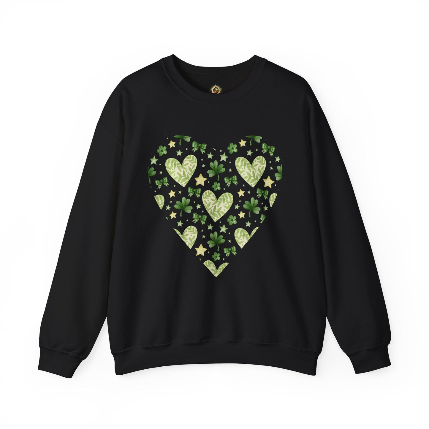 Lucky in Love 🍀💚 St. Patrick’s Day Heart Crewneck Sweatshirt