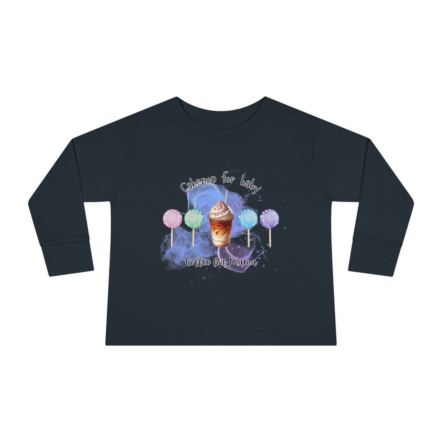 Cakepop & Coffee Toddler Long Sleeve Tee – Sweet Moments, Cozy Comfort