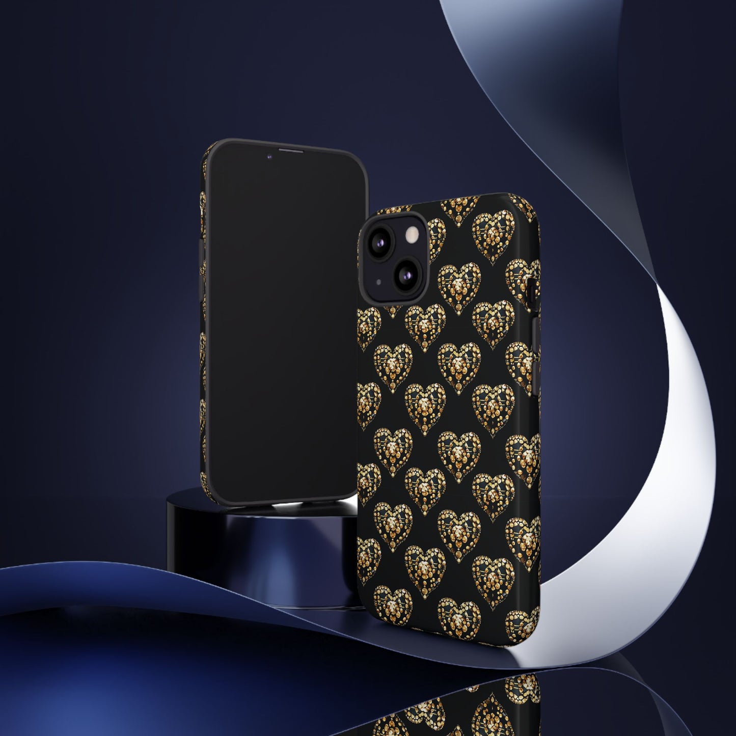 Golden Heart Luxe Phone Case