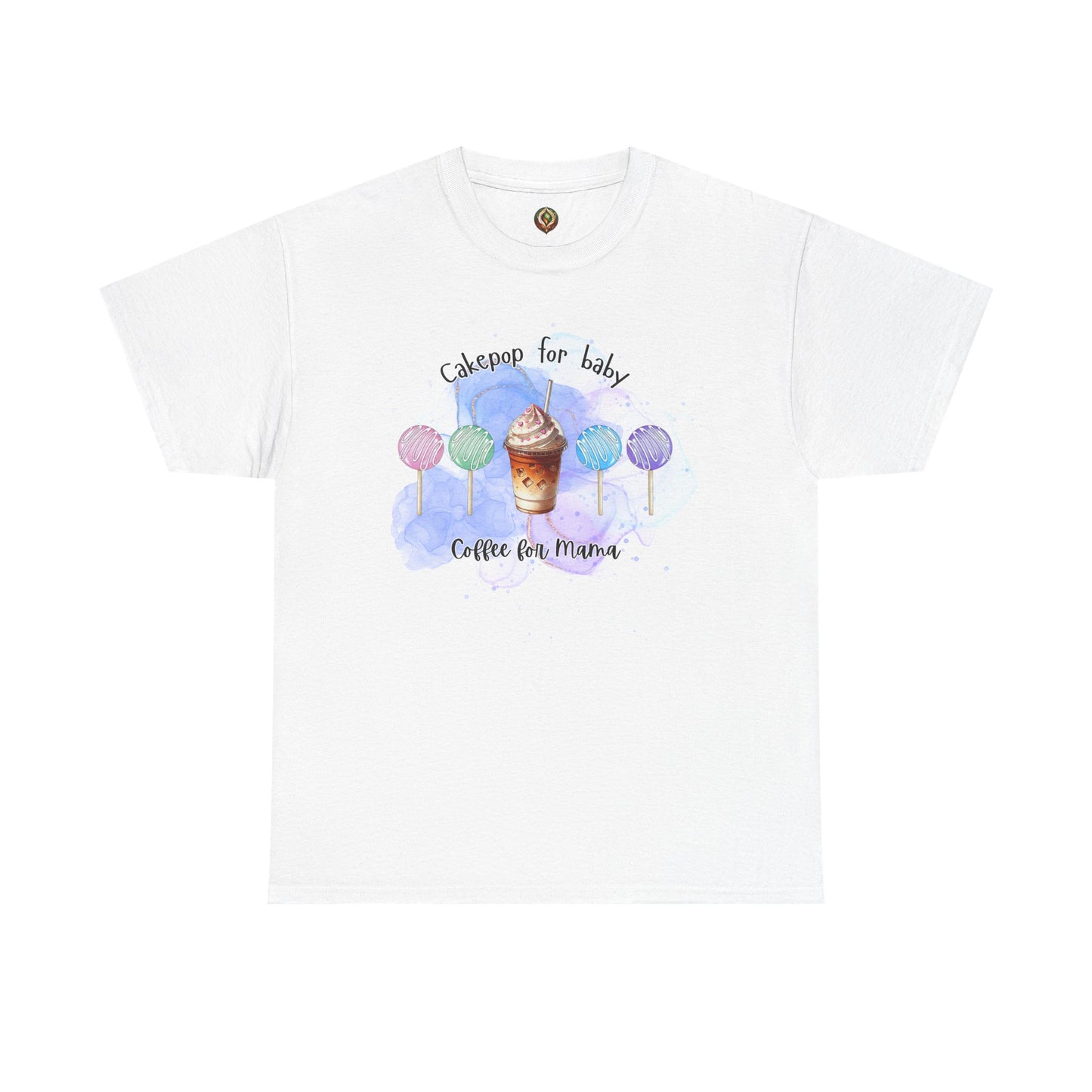Cakepop for Baby, Coffee for Mama – Sweet & Caffeinated Unisex Tee
