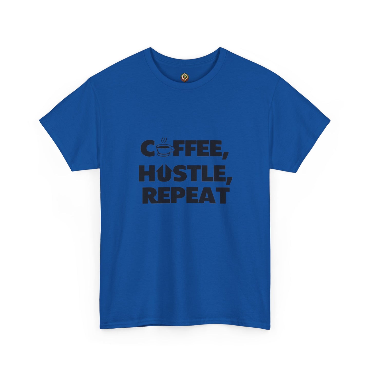 "Coffee, Hustle, Repeat" Unisex Heavy Cotton Tee