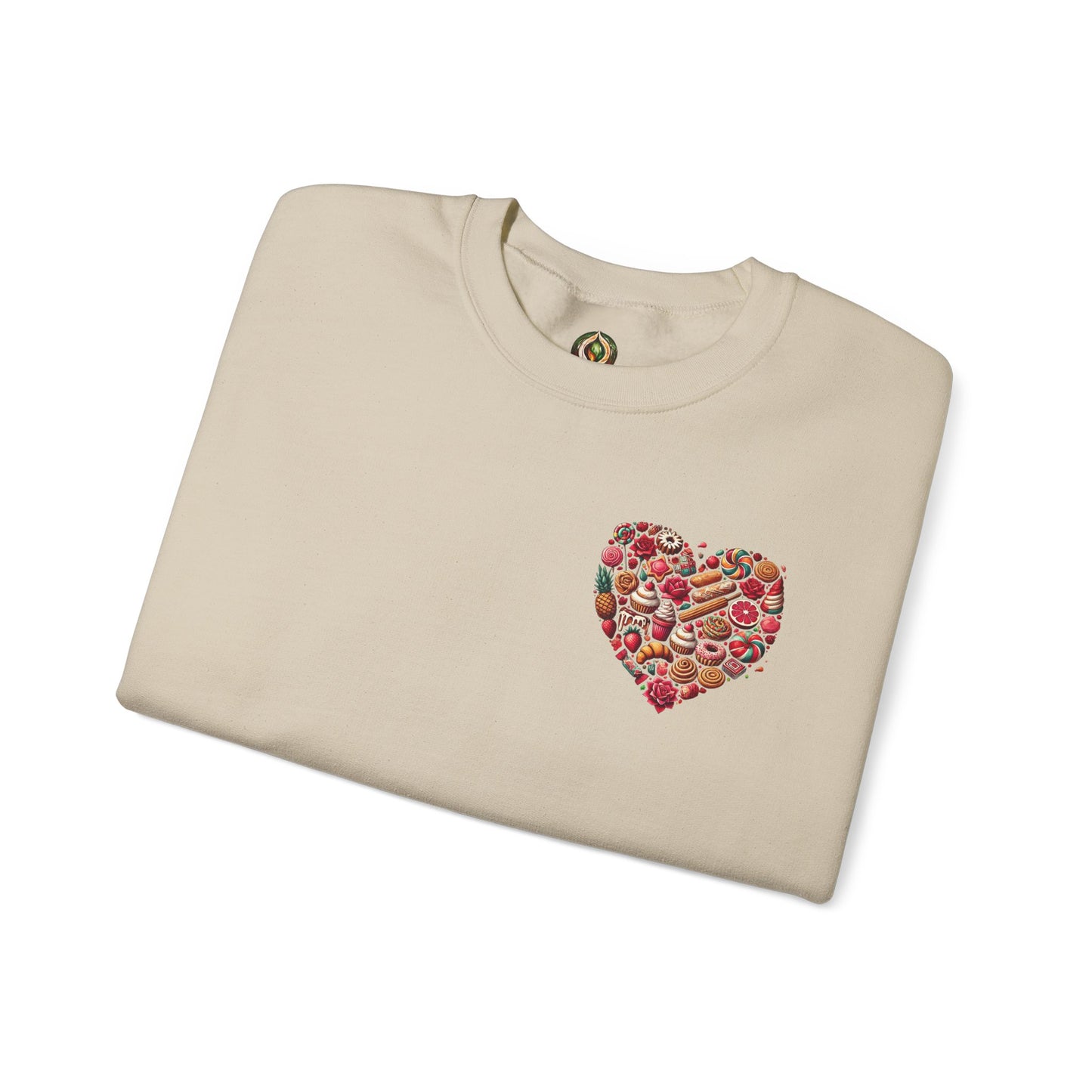 "Love in Every Stitch" Crewneck Sweatshirt