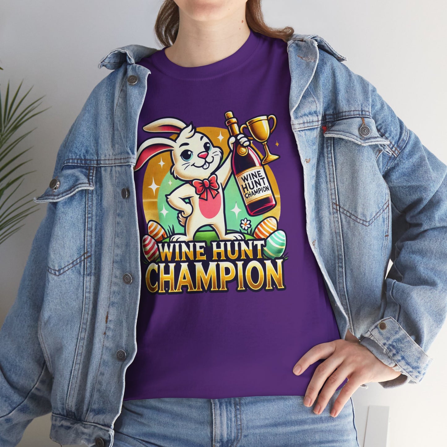 Wine Hunt Champion – Unisex Heavy Cotton Tee 🍷🏆