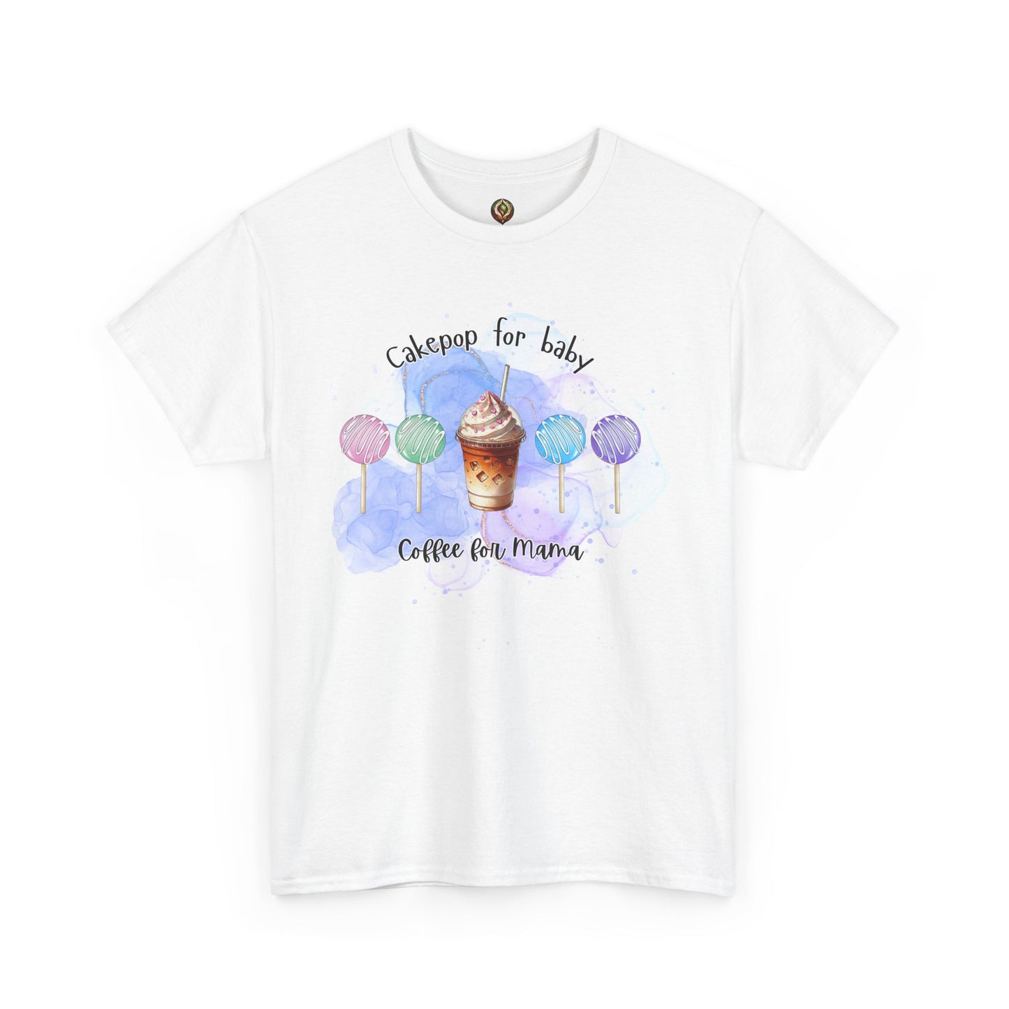 Cakepop for Baby, Coffee for Mama – Sweet & Caffeinated Unisex Tee
